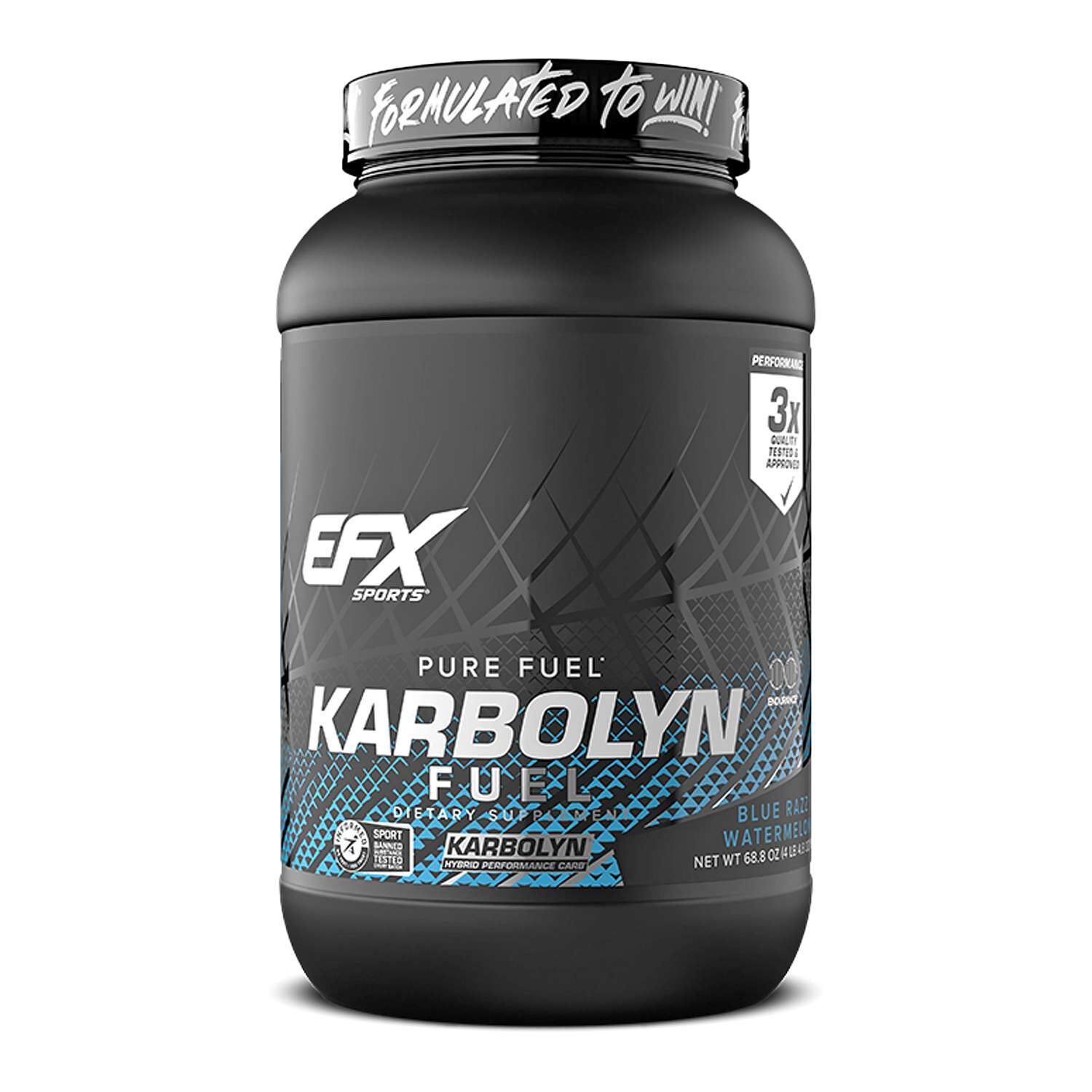 ホルモン HASHI! PROOFプルーフ EFX Sports® - Karbolyn Fuel Performance Carb - Blue Razz