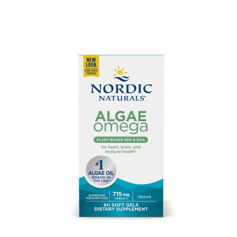 Algae Omega - 60 Softgels &#40;30 Servings&#41;  | GNC