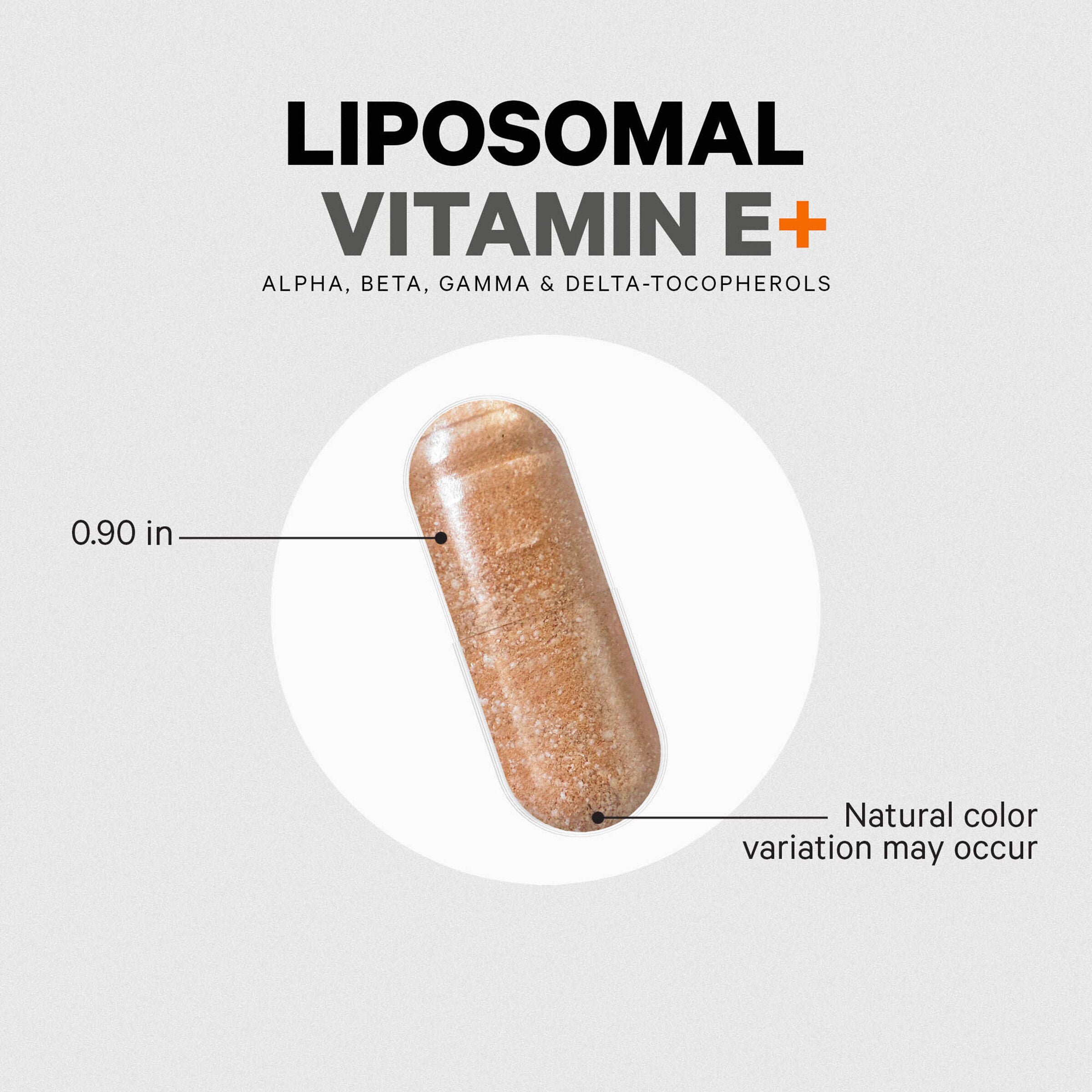 Liposomal Vitamin E - 90 Capsules (90 Servings)  | GNC