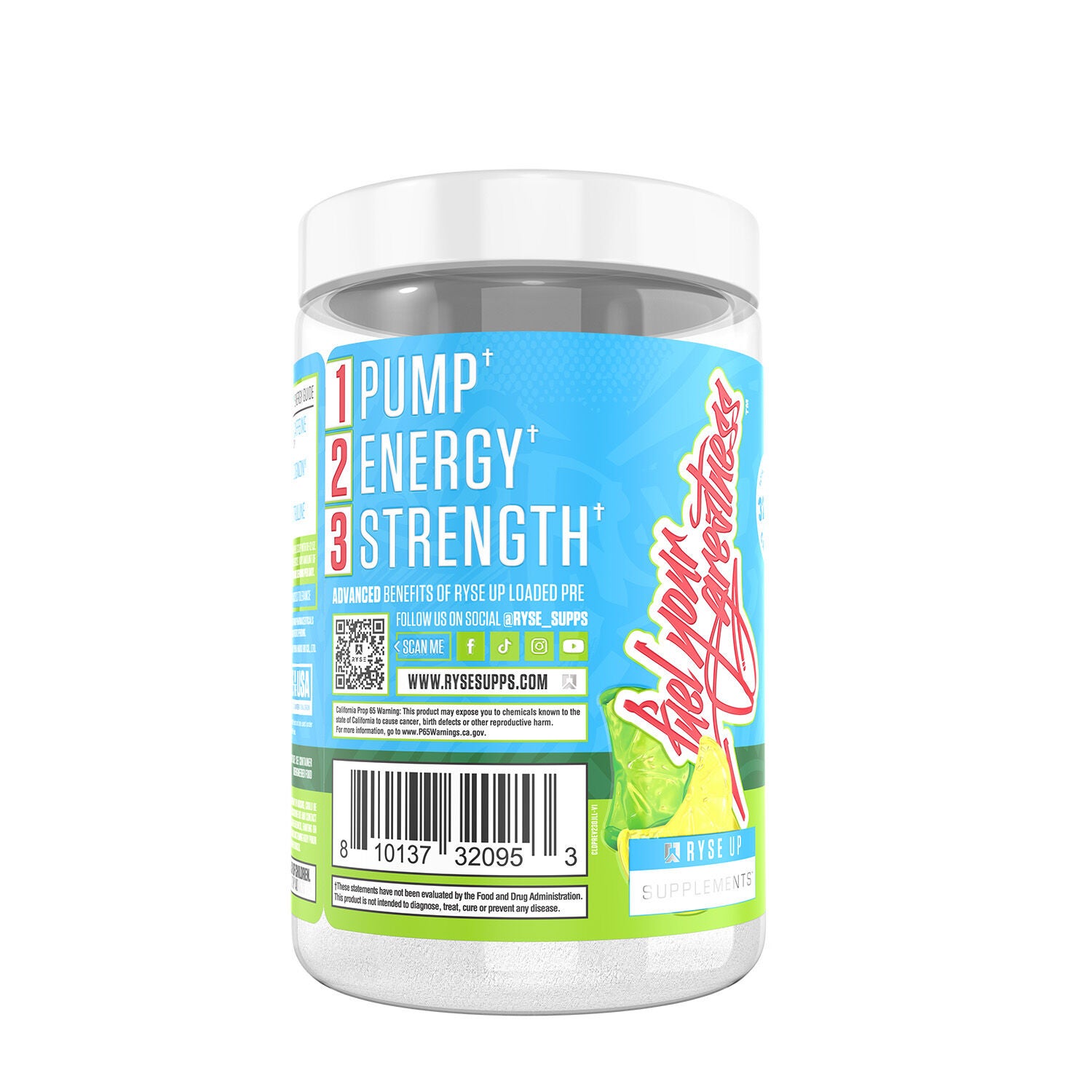 Loaded Pre - Jell-O Lemon Lime (30 Servings)