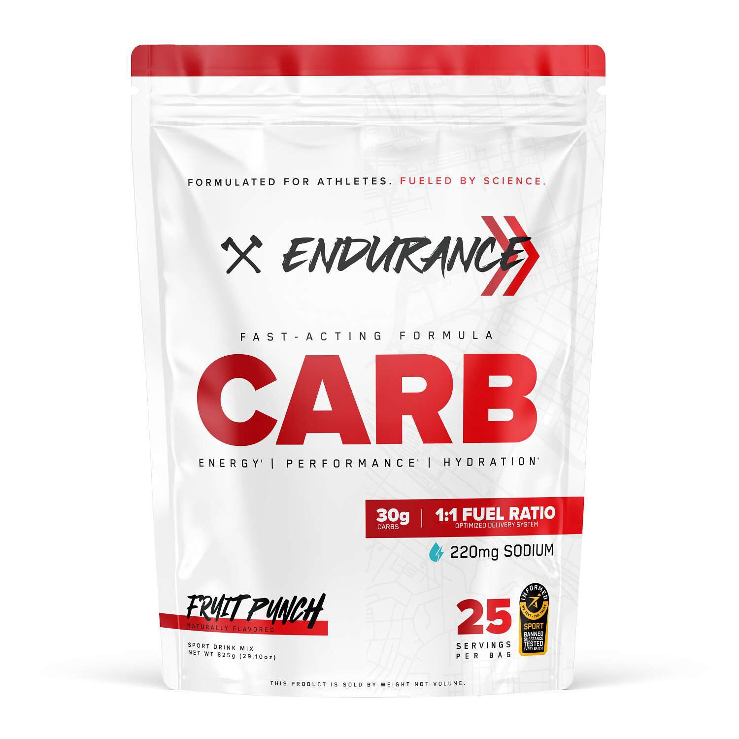 Endurance Carb - Fruit Punch (25 Servings) Fruit Punch | GNC