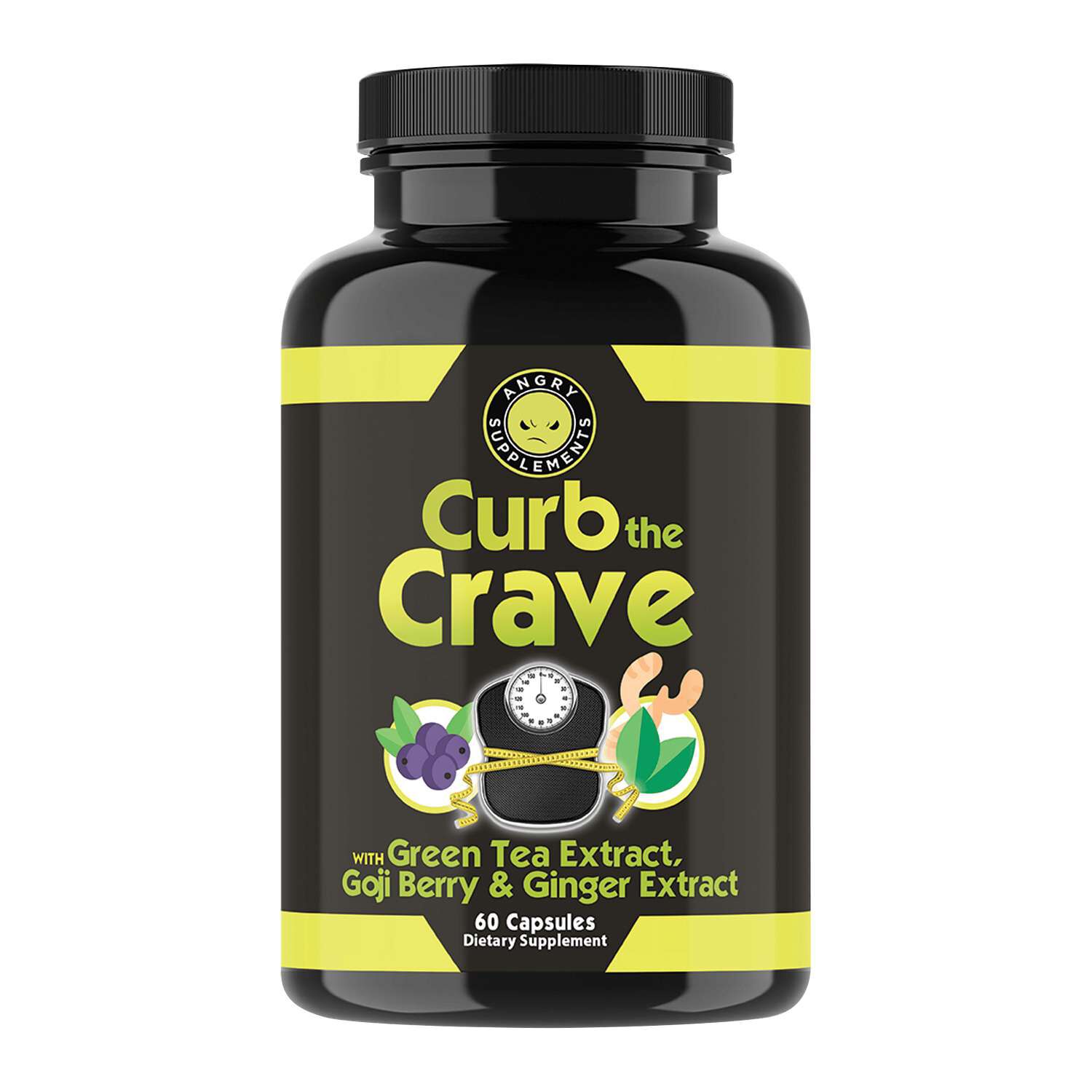 Curb the Crave with Green Tea Extract, Goji Berry and Ginger - 60 Capsules (30 Servings)  | GNC
