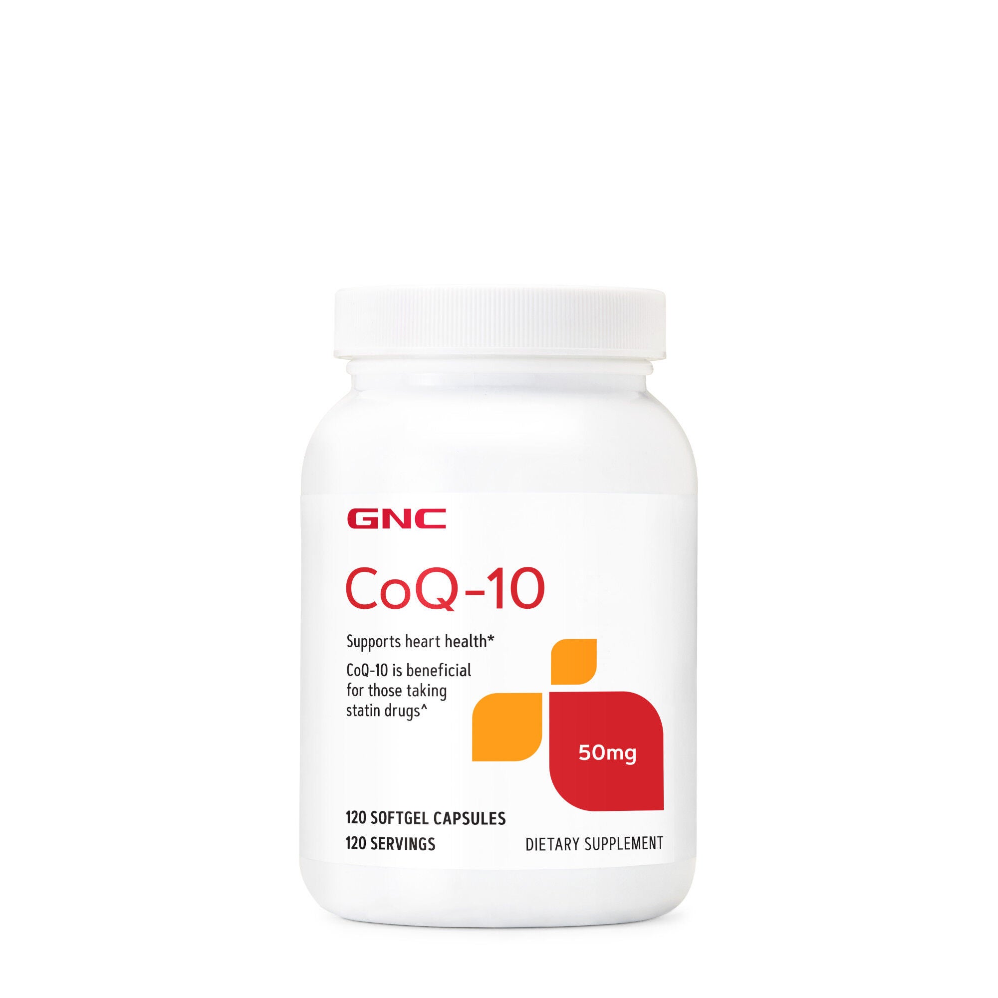 CoQ-10 50mg - 120 Softgels (120 Servings)  | GNC