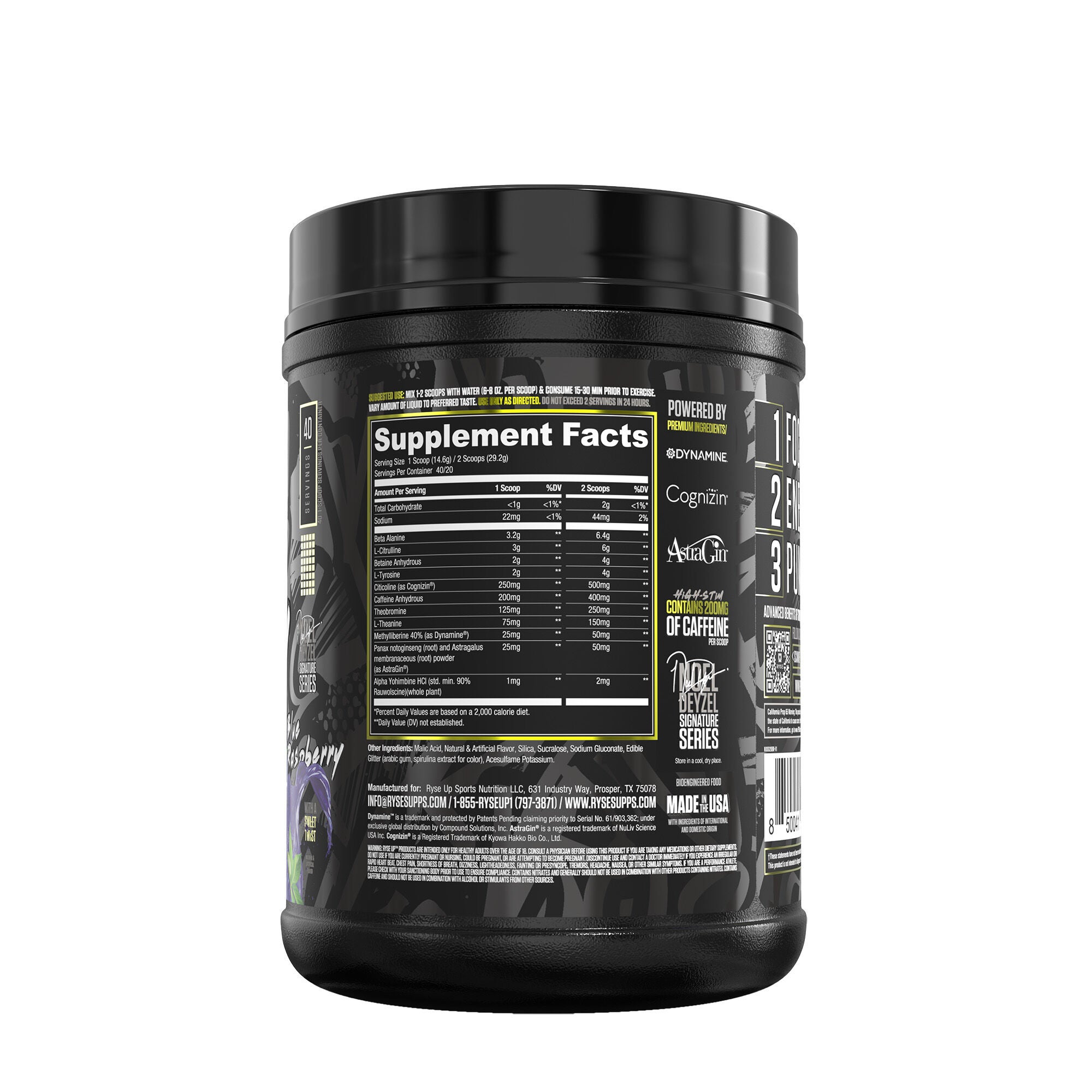 Stim Daddy Pre-Workout - Blue Raspberry (40 Servings)  | GNC