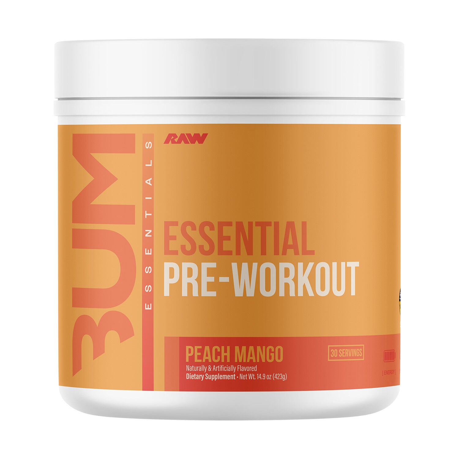 Essential Pre-Workout - Peach Mango (30 Servings)  | GNC