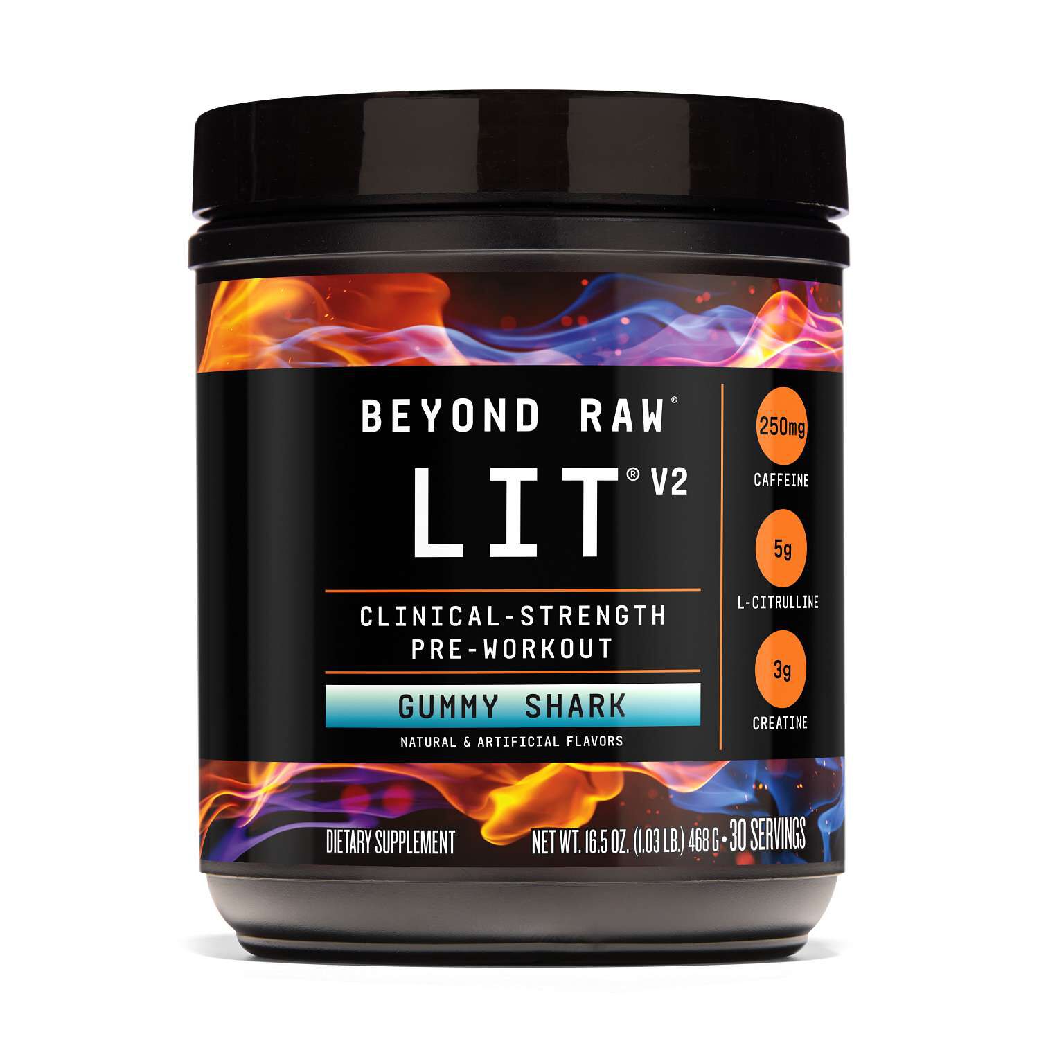 TikTok LIT V2 Pre-Workout - Gummy Shark (30 Servings) Gummy Shark | GNC