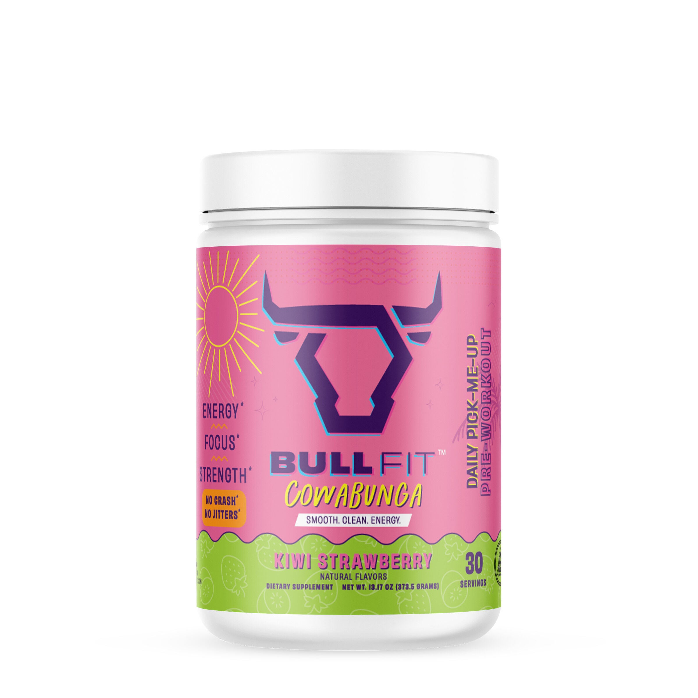 Cowabunga Pre-Workout - Kiwi Strawberry (30 Servings)  | GNC