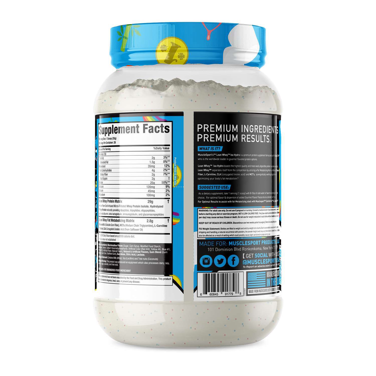 Lean Whey Iso-Hydro Protein - Lean Charms (26 Servings)