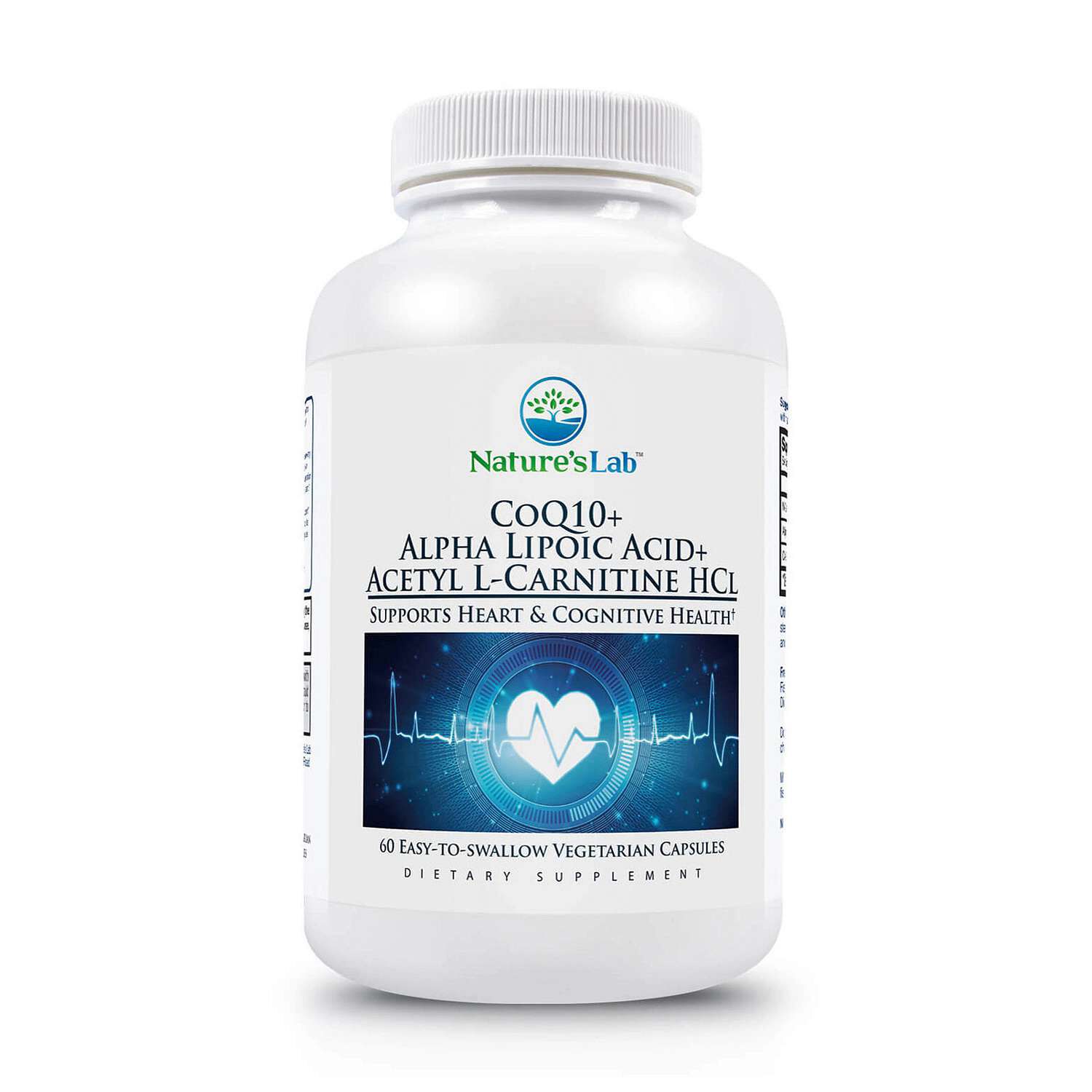Coq10 + Alpha Lipoic Acid + Acetyl L-Carnitine HCL - 60 Capsules (30 Servings)  | GNC