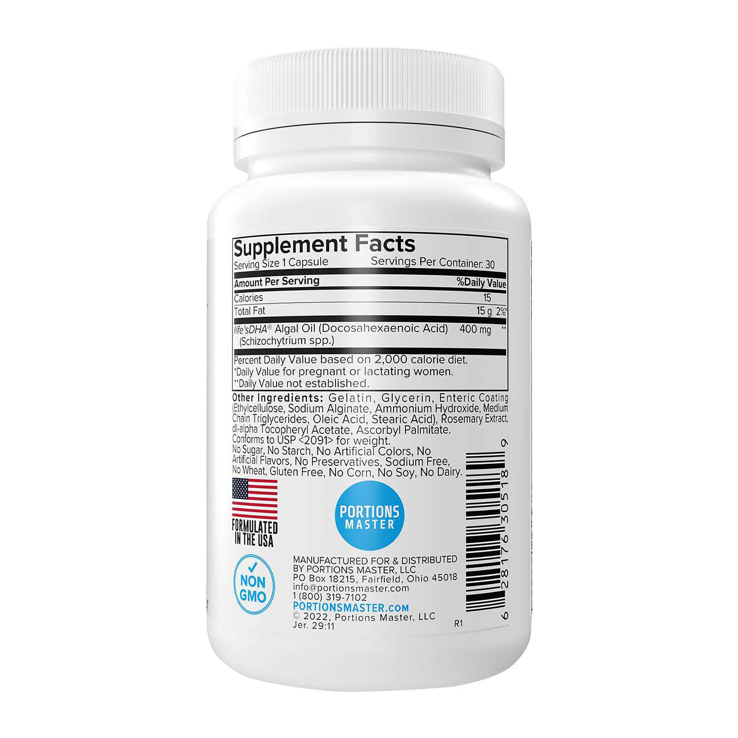 DHA Prenatal - 30 Capsules (30 Servings)