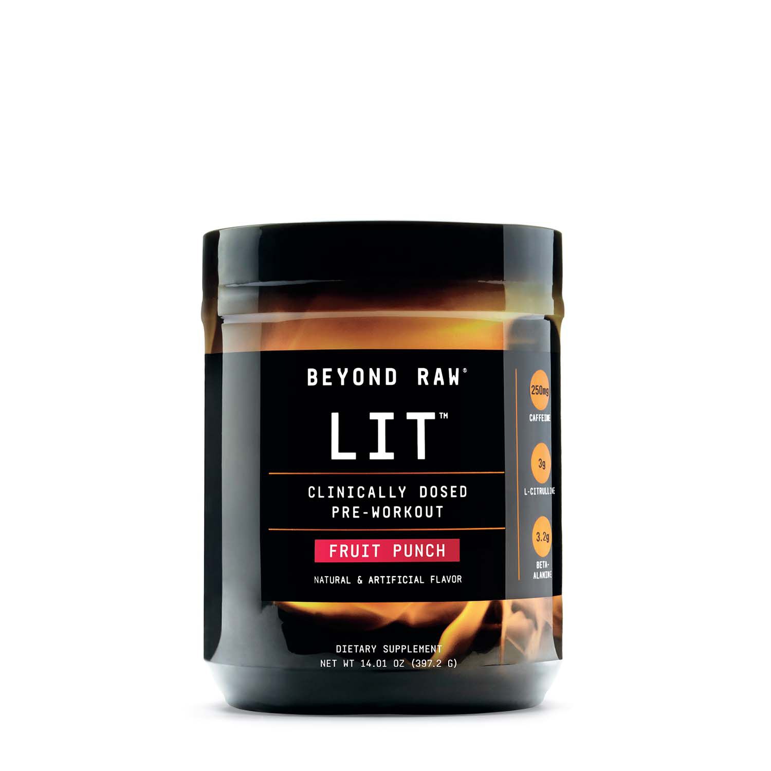 Beyond Raw Lit Pre Workout Fruit Punch Gnc