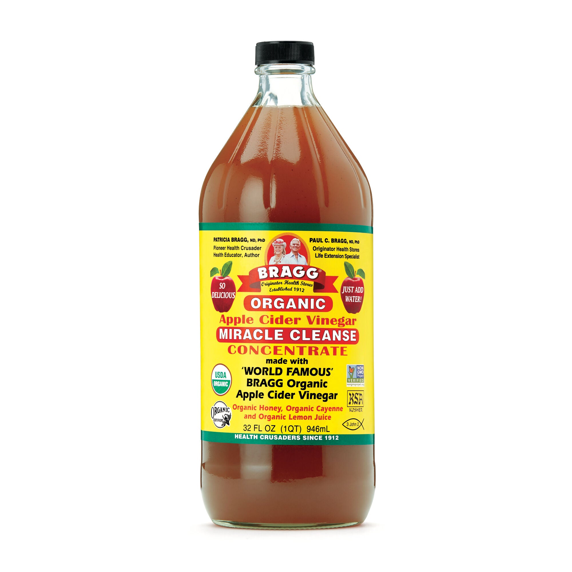 Bragg Organic Apple Cider Vinegar Miracle Cleanse Concentrate Gnc