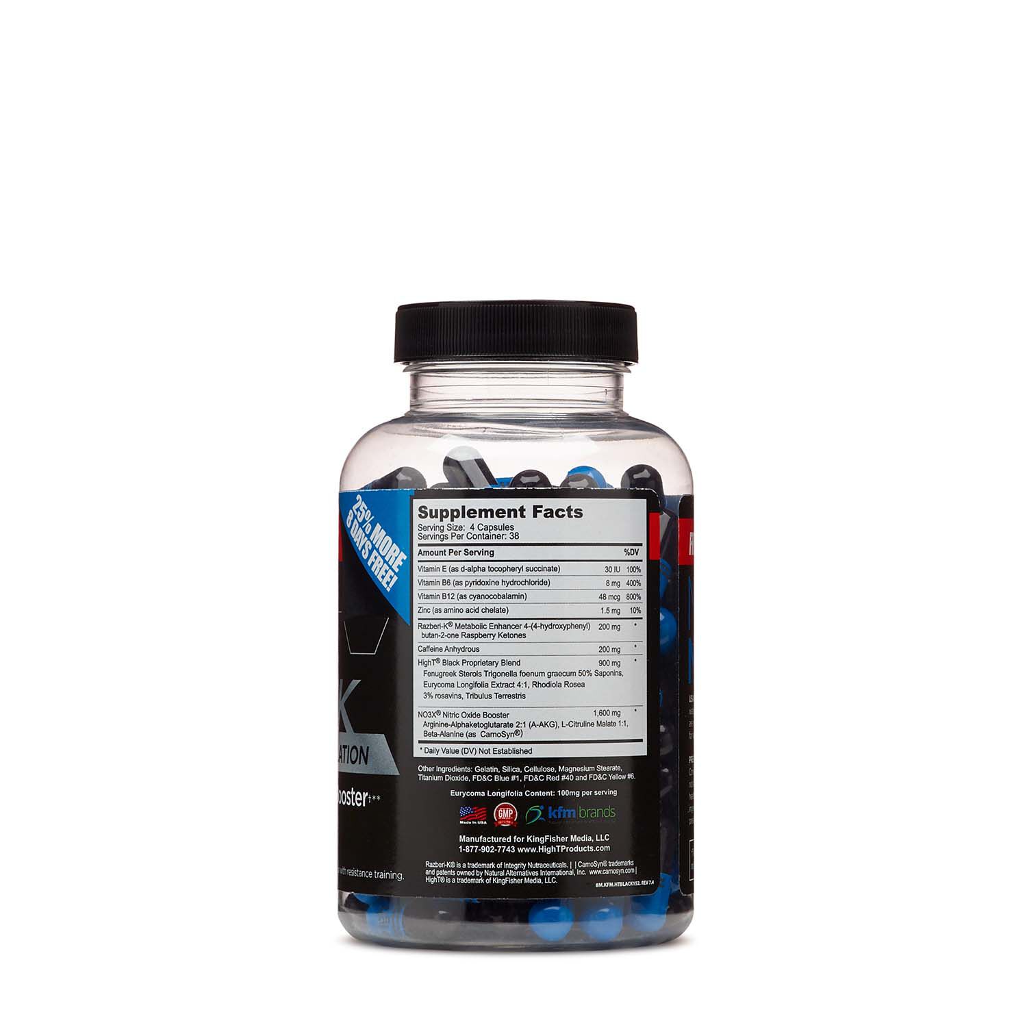 King Fisher High T Black Hardcore Formulation Testosterone Booster eBay