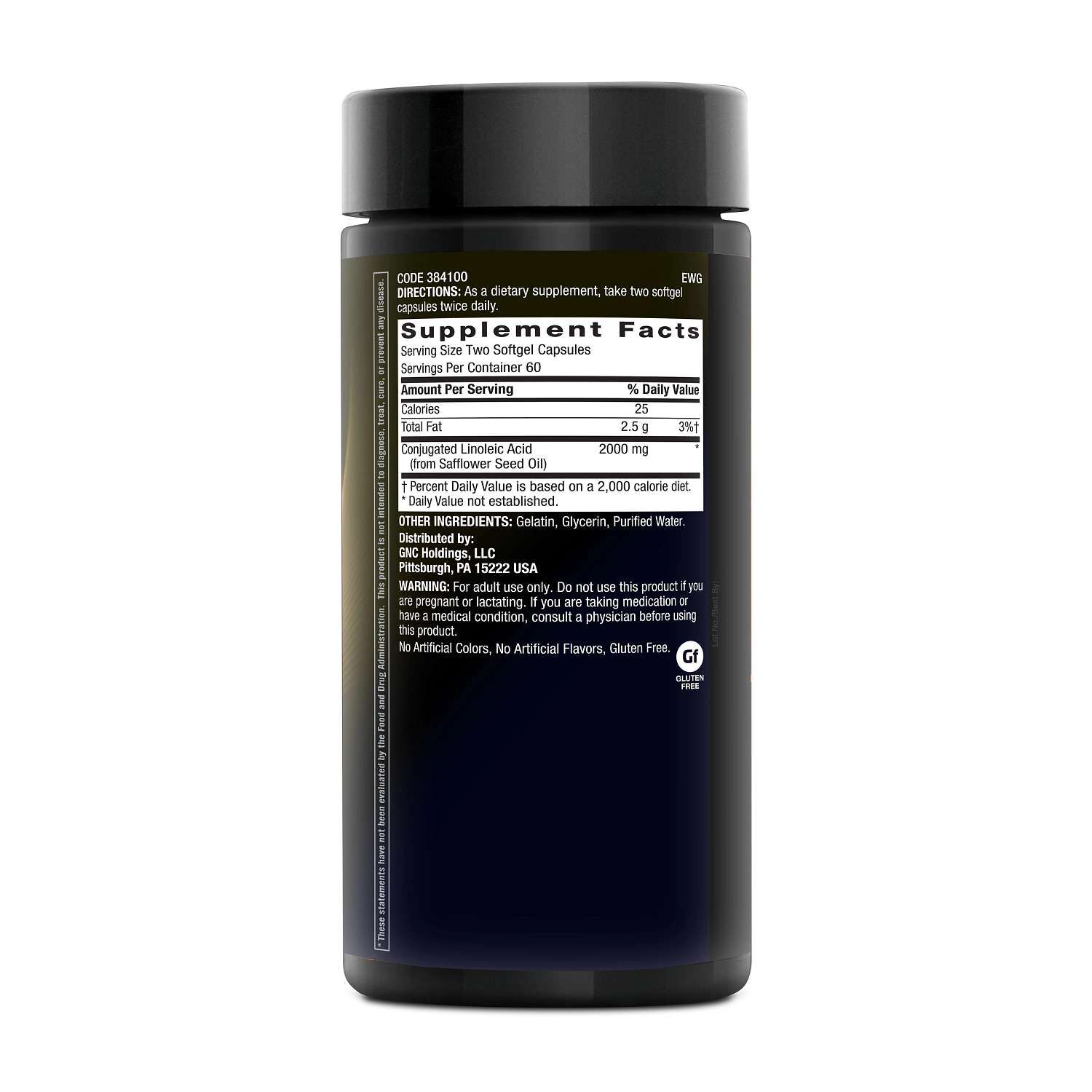CLA Conjugated Linoleic Acid - 120 Softgels (60 Servings)