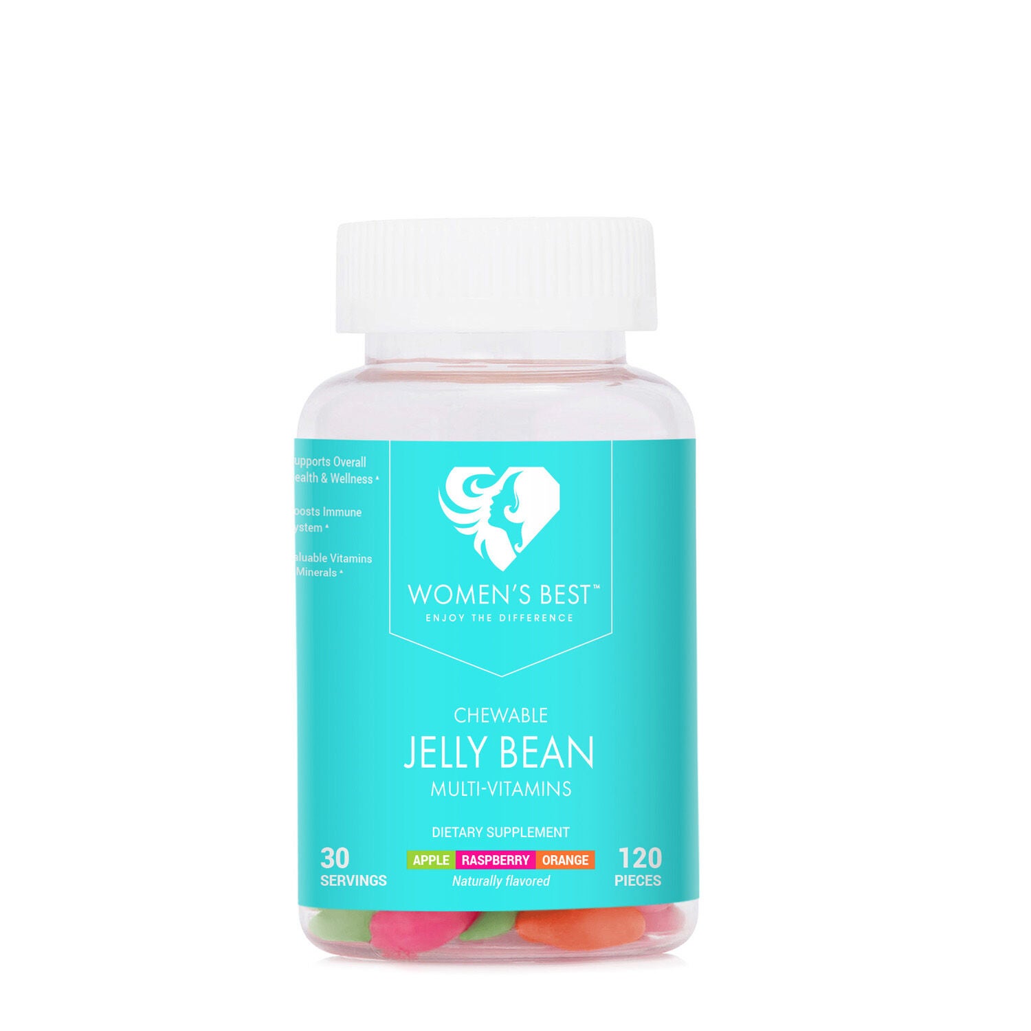 Chewable Jelly Bean Multivitamins - 120 Pieces