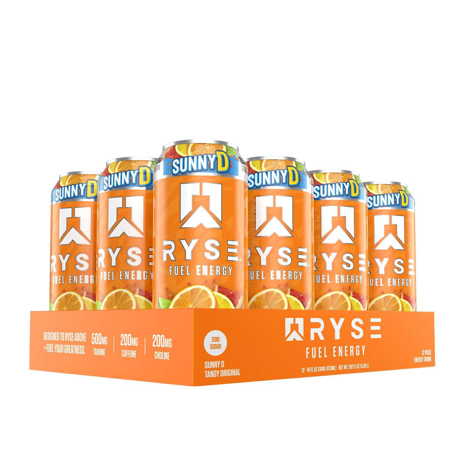 Fuel Energy Drink - Sunny D Tangy Original - 16 fl oz. (12 Cans) Sunny D Tangy Original | GNC