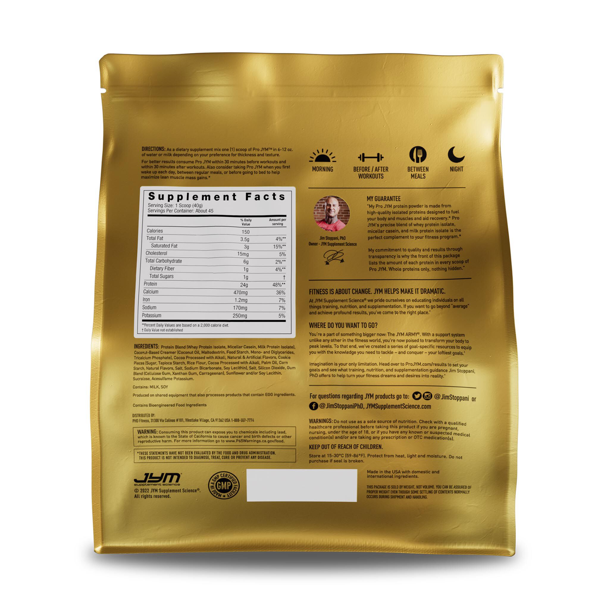 Ultra-Premium Protein Blend Powder - Chocolate Cookie Crunch (45 Servings)