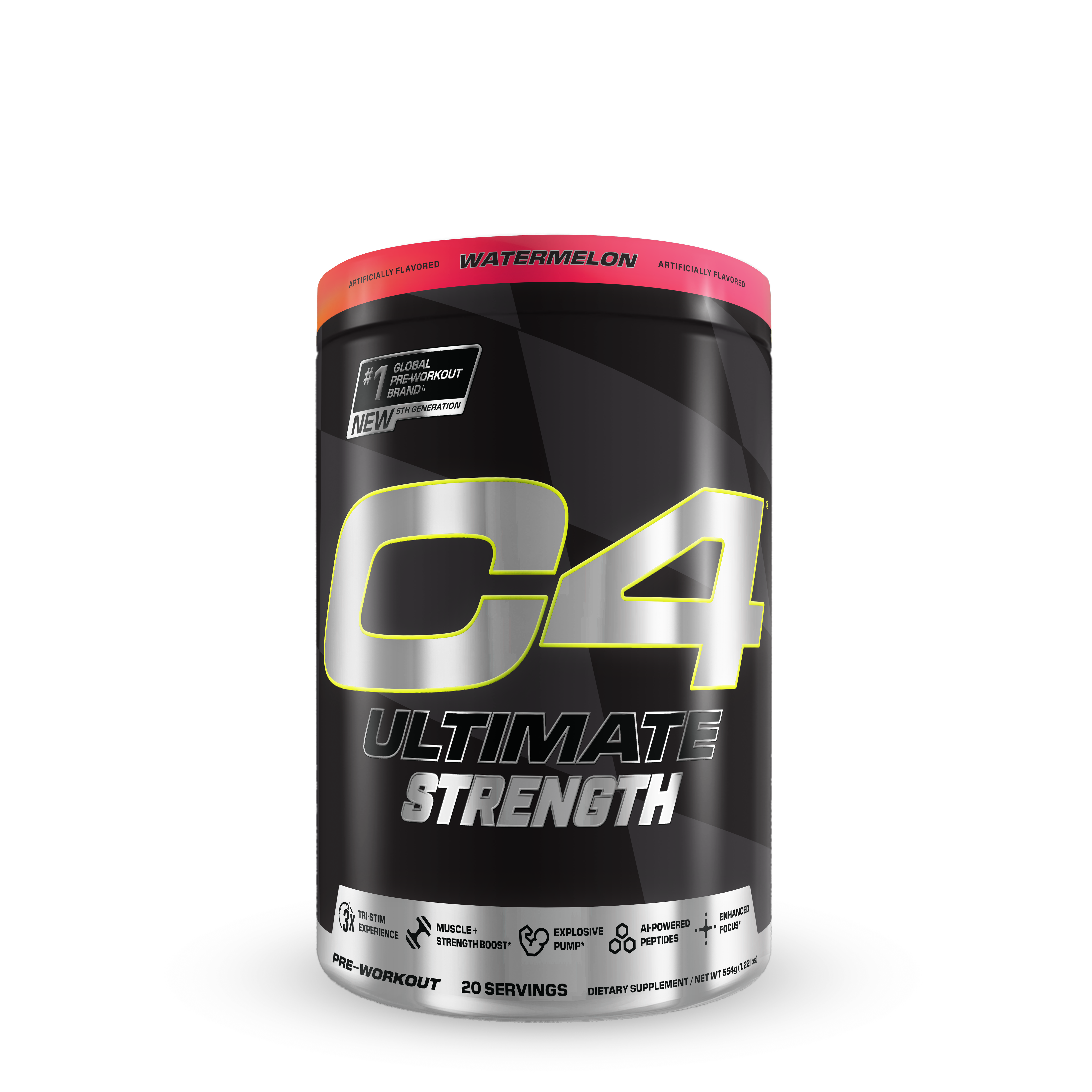 C4 Ultimate Strength Pre-Workout - Watermelon (20 Servings)  | GNC