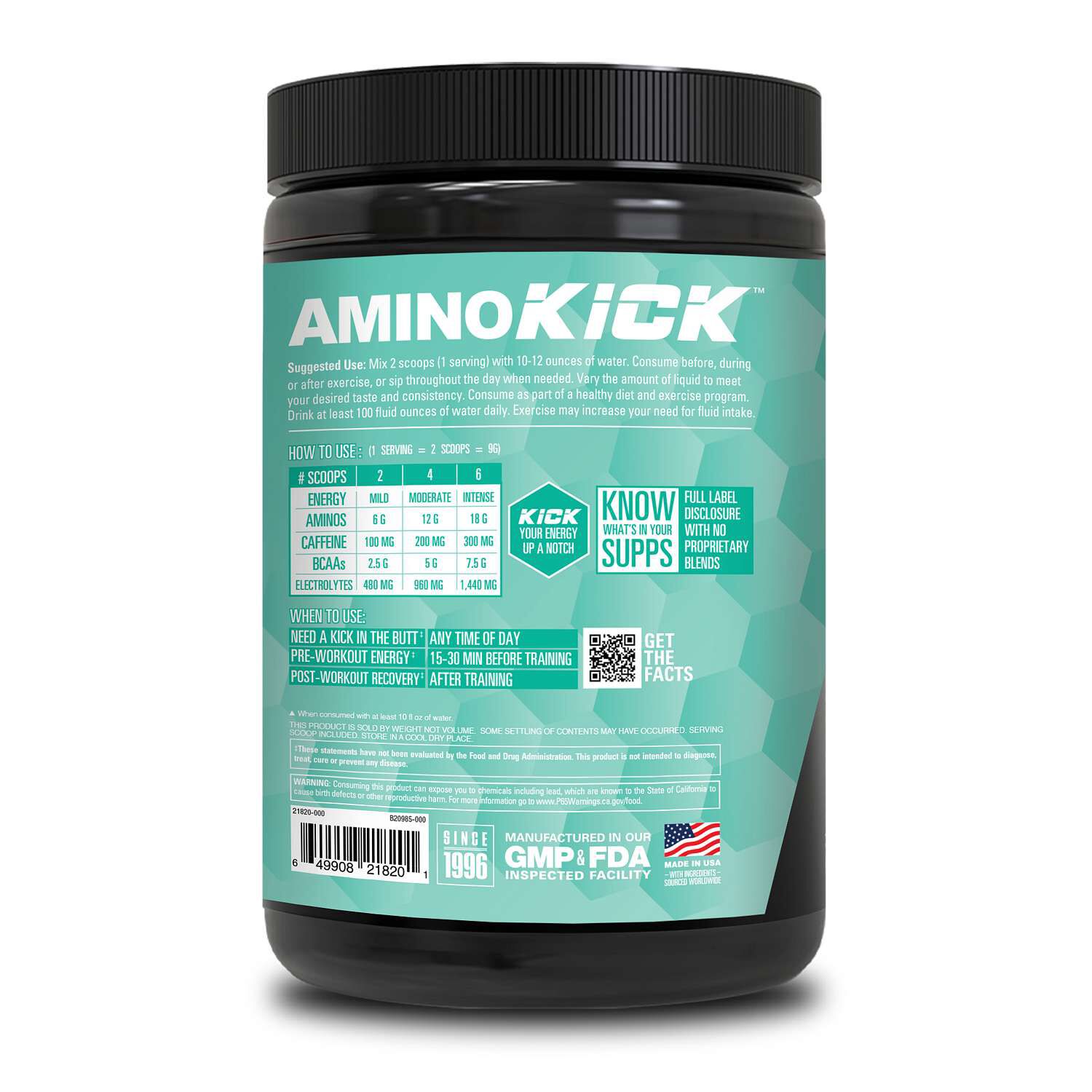 Amino Kick - Baja Burst (30 Servings)