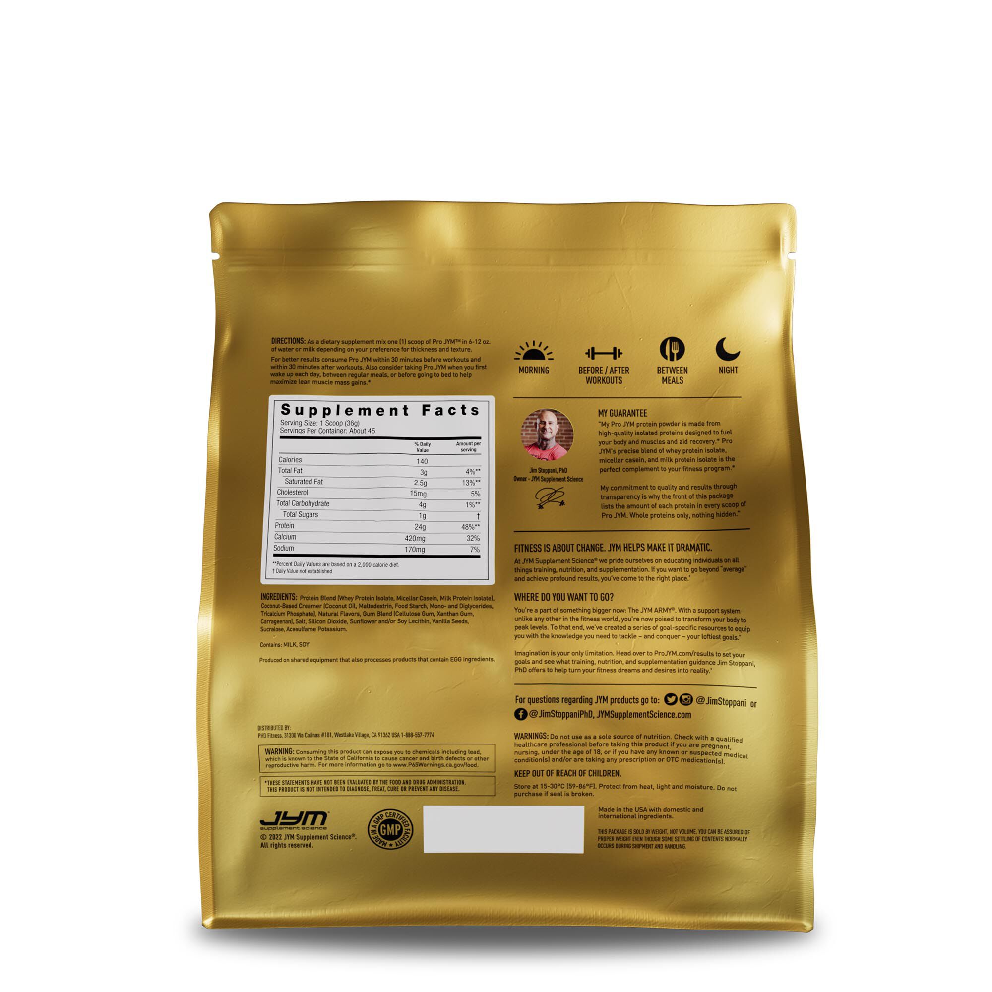 Pro Jym Protein - Tahitian Vanilla Bean (45 Servings) Tahitian Vanilla Bean | GNC