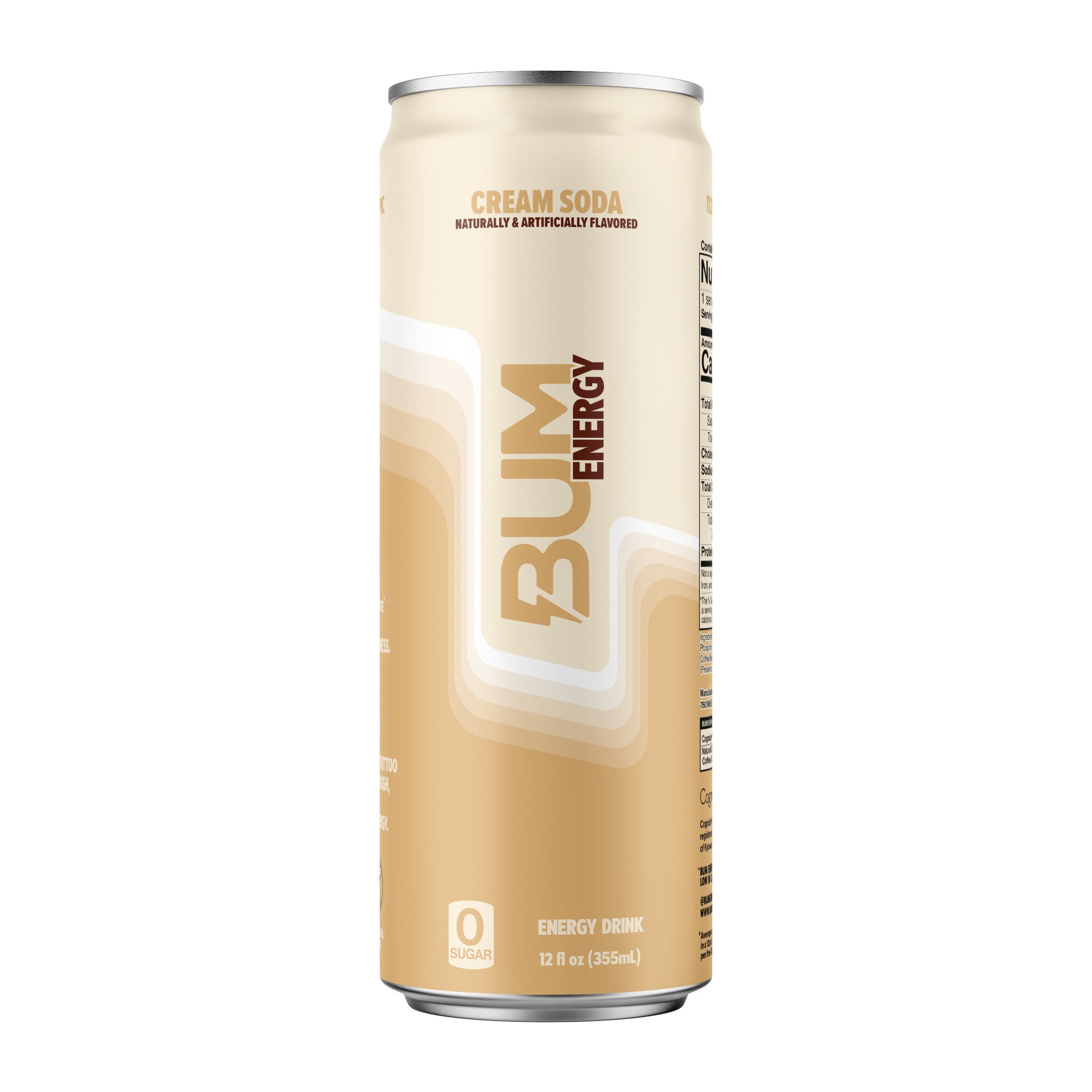Energy Drink - Cream Soda - 12oz. (12 Cans)  | GNC