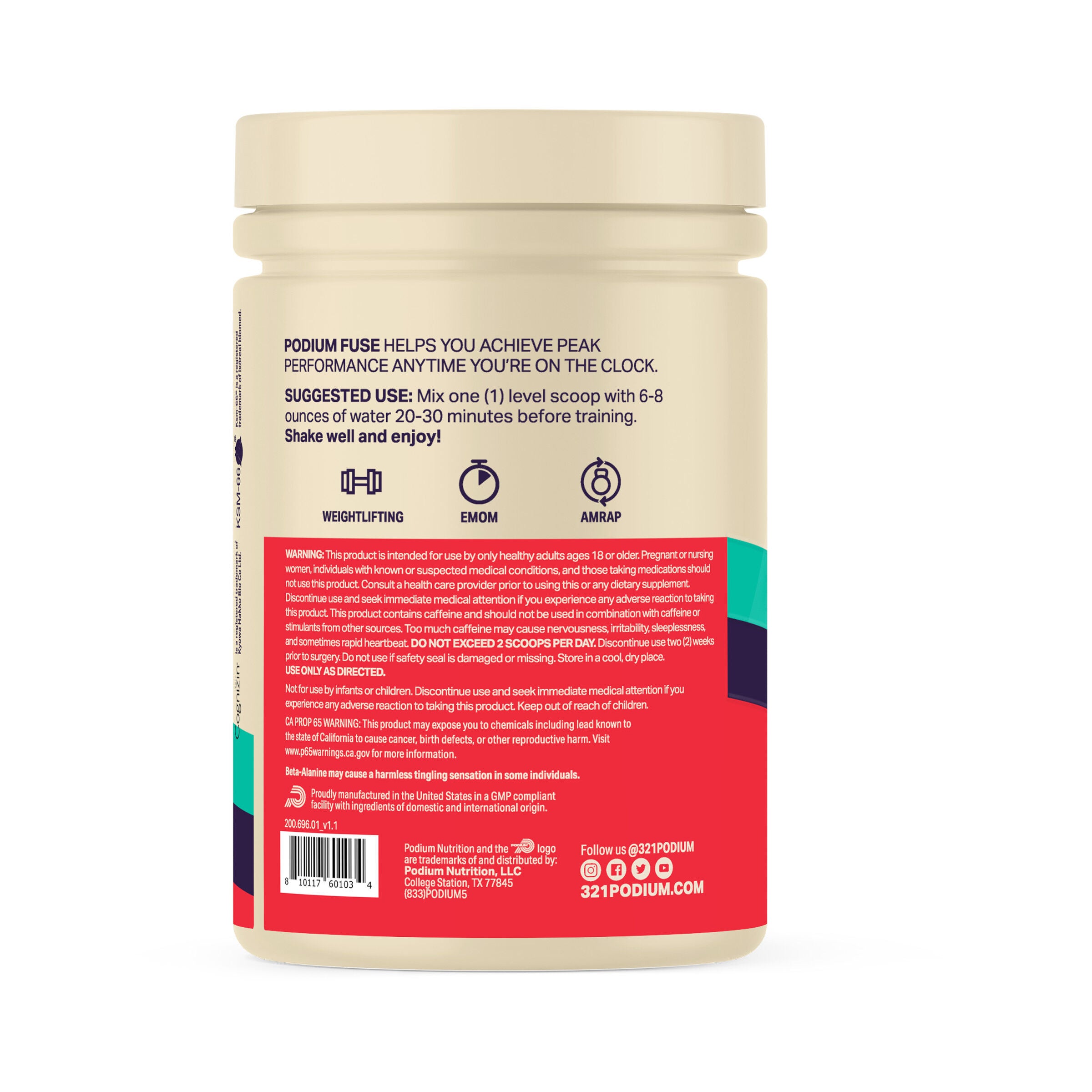 Fuse V2 High Focus Pre-Workout - Sour Watermelon (25 Servings)