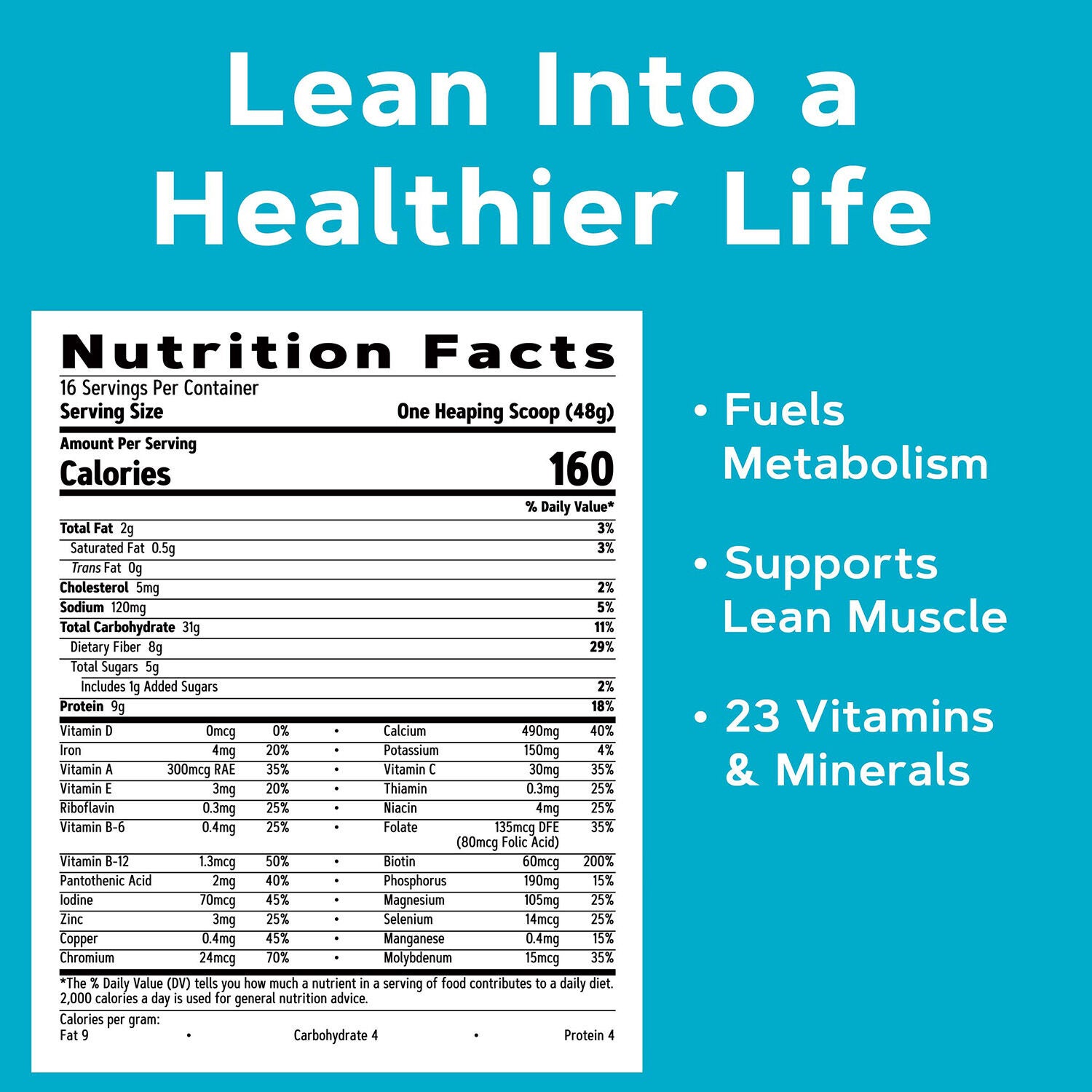 Lean Shake Classic - Vanilla Bean (16 Servings) Vanilla Bean | GNC