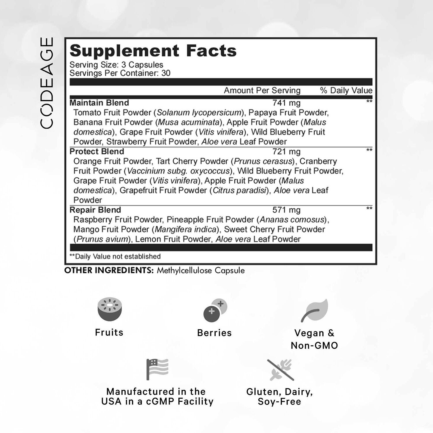 Fast Fruit - 90 Capsules (30 Servings)