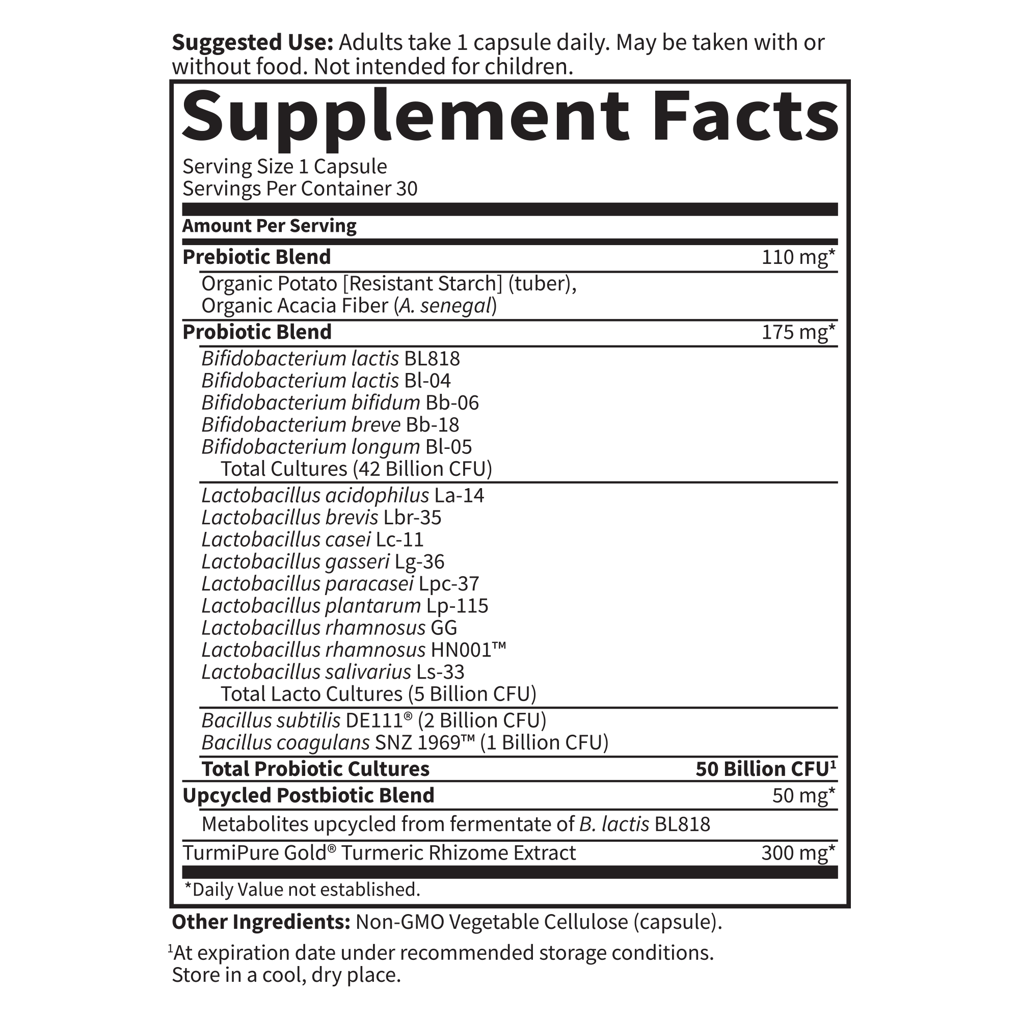 Probiotics Sport Plus Turmeric - 30 Capsules (30 Servings)  | GNC