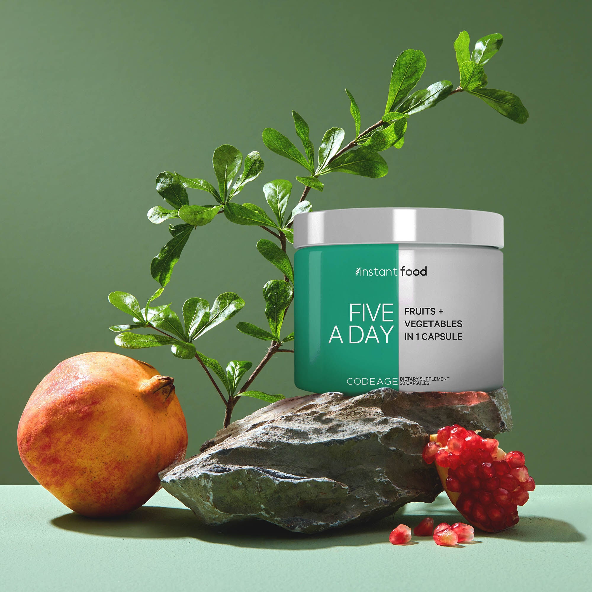 Five A Day Fruits + Vegetables - 30 Capsules (30 Servings)  | GNC