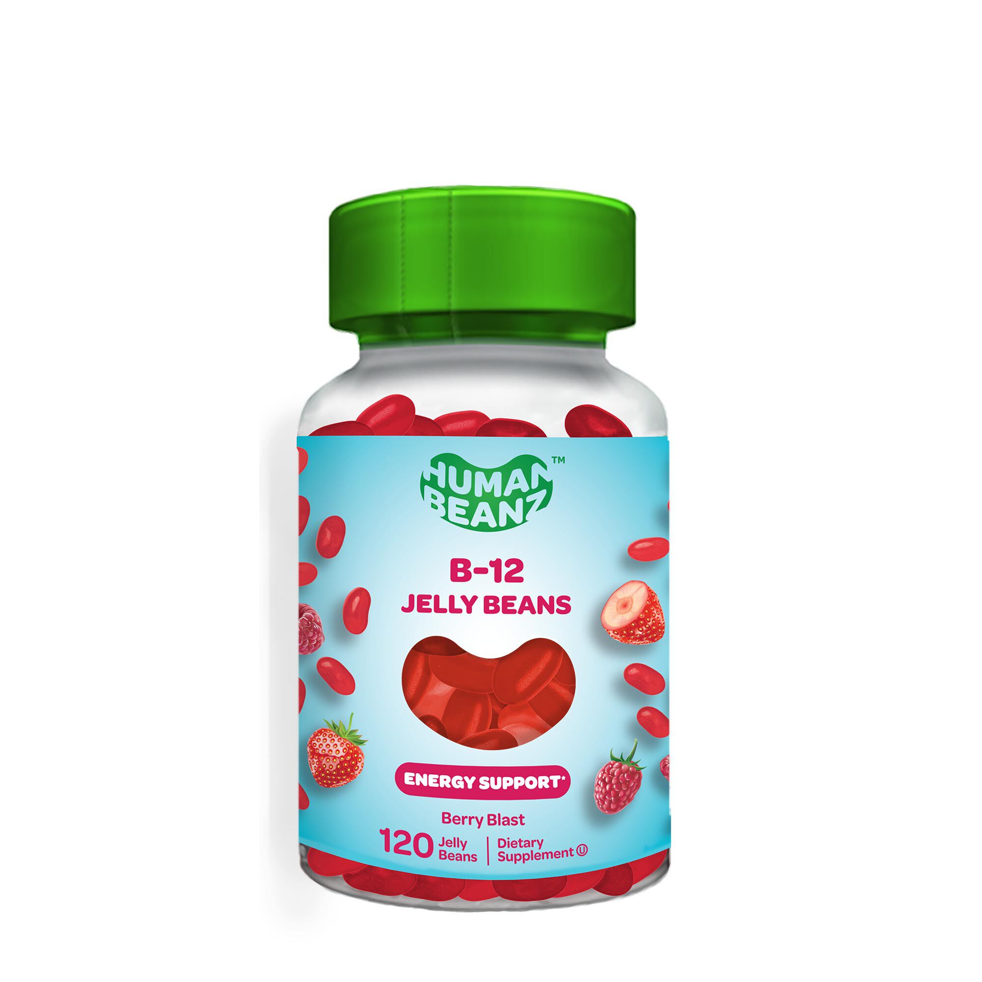 B-12 Jelly Beans - Berry Blast - 120 Jelly Beans (40 Servings)  | GNC