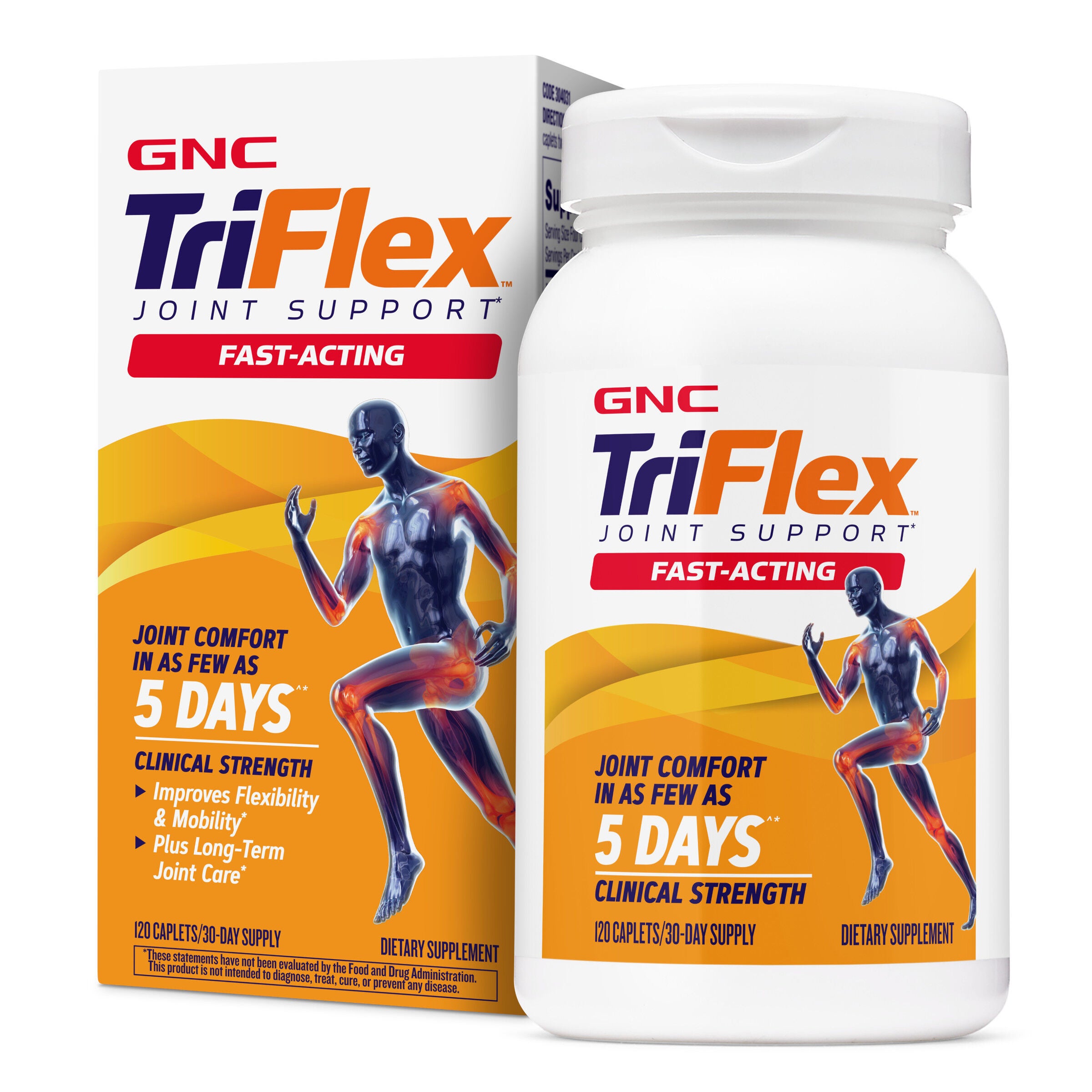 TriFlex Joint Support Fast-Acting - 120 Caplets (30 Servings)  | GNC