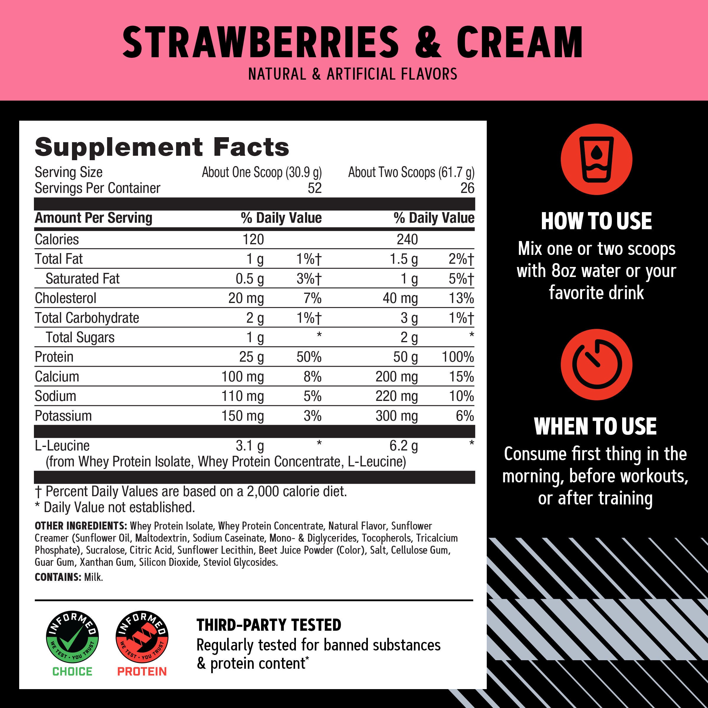 New Wheybolic - Strawberries & Cream (52 Servings)