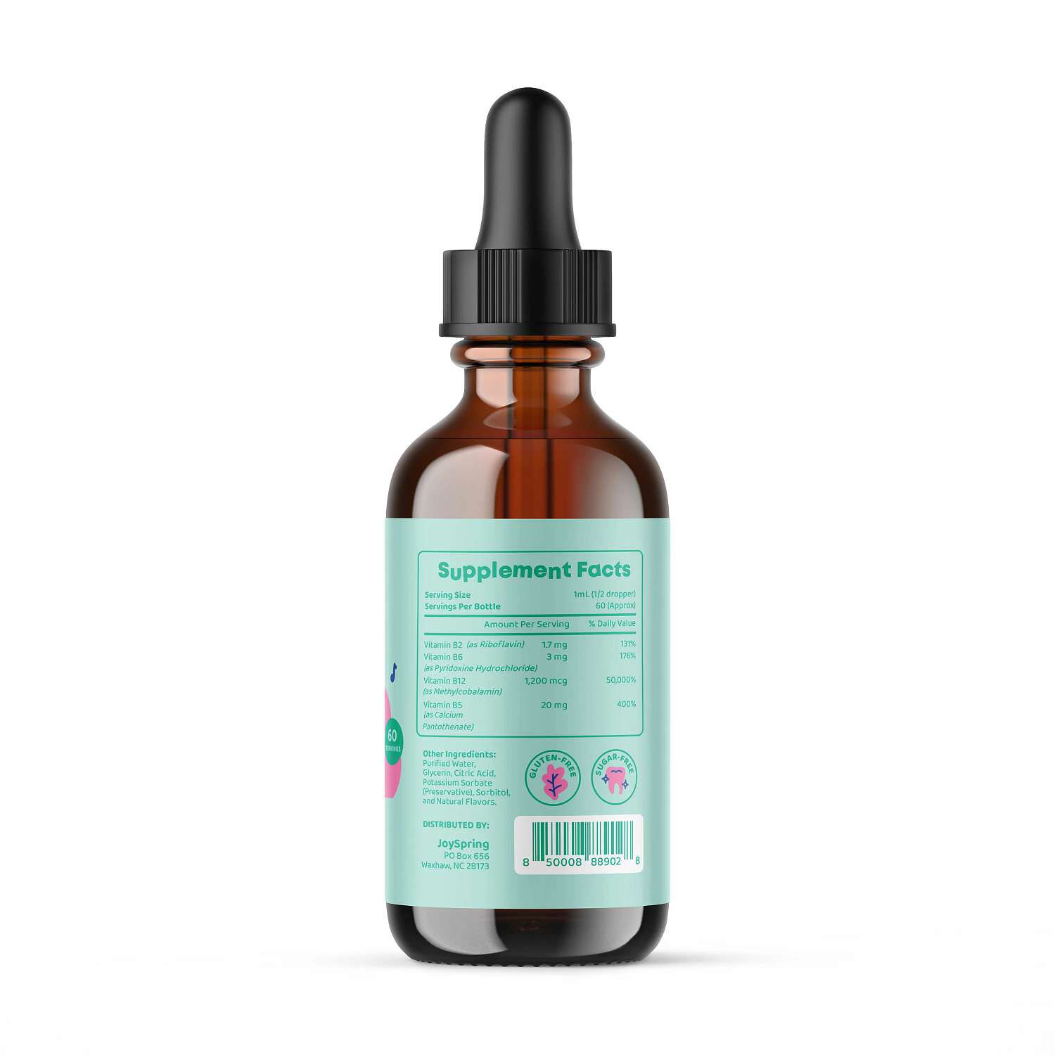 Burst B12 Vitamin B Complex - 60 mL (60 Servings)