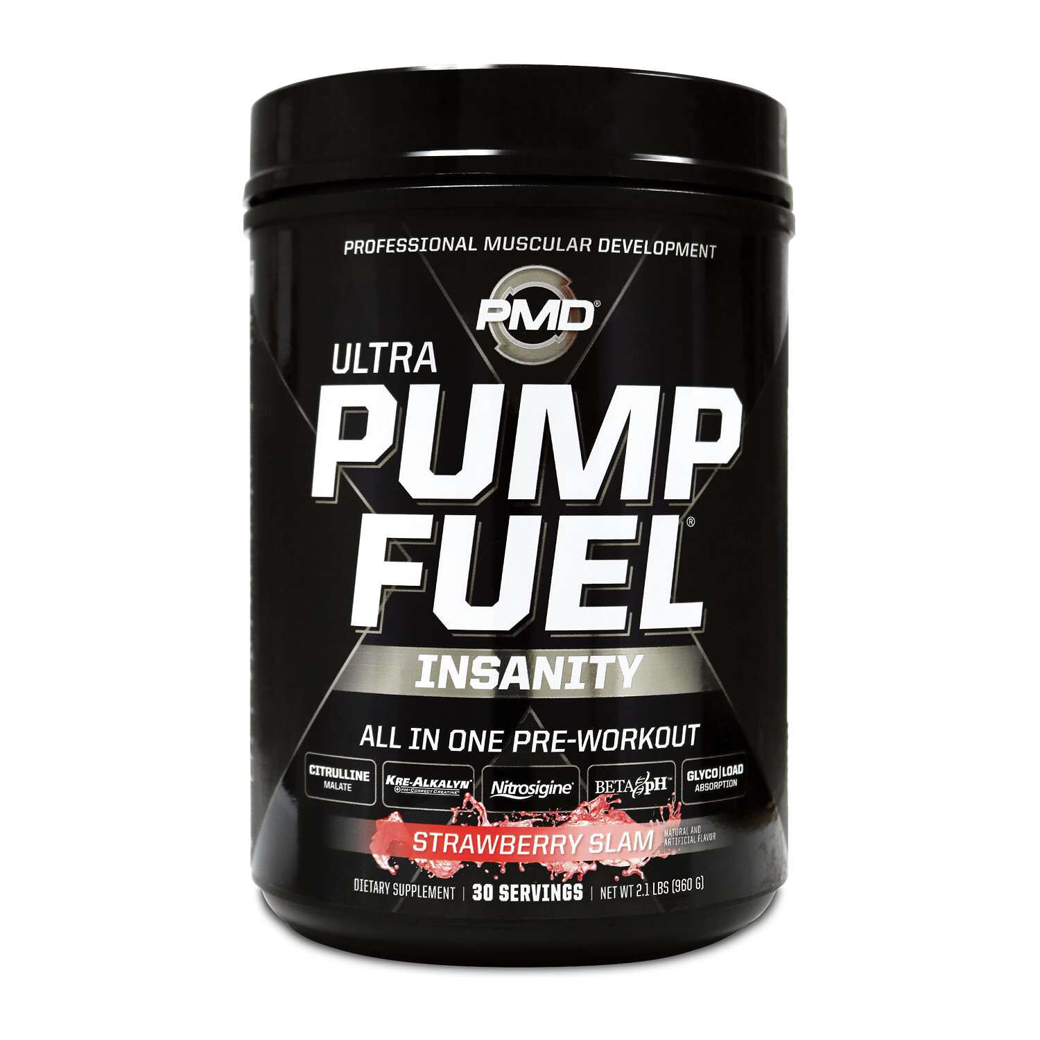 Ultra Pump Fuel&reg; Insanity - Strawberry Slam (30 Servings) Strawberry Slam | GNC