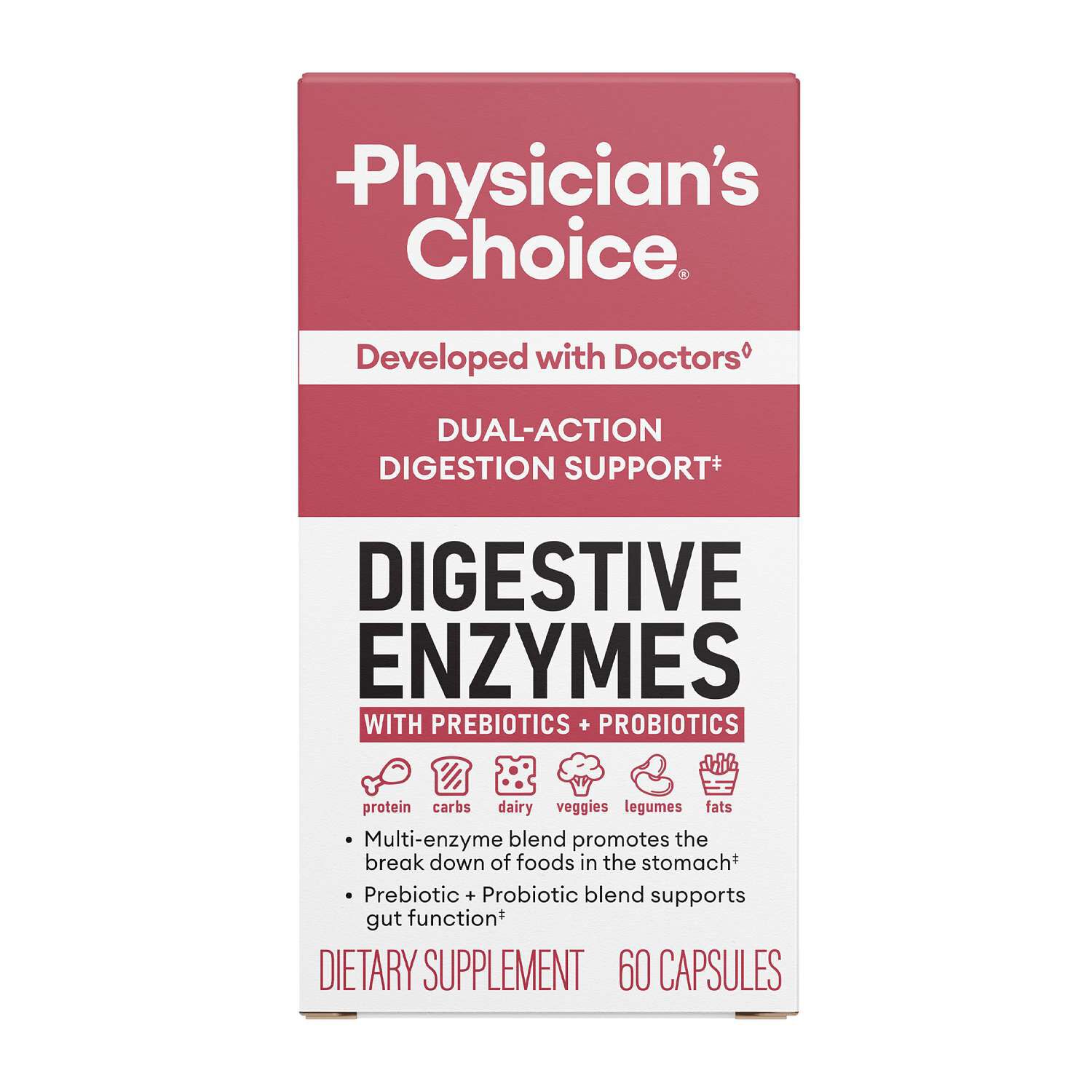 Digestive Enzymes - 60 Capsules (60 Servings)