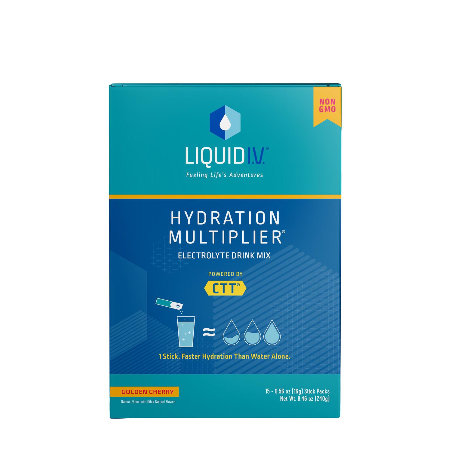 Liquid IV Hydration Multiplier, Golden Cherry and Strawberry - 30 Packets -  eVitamins South Korea