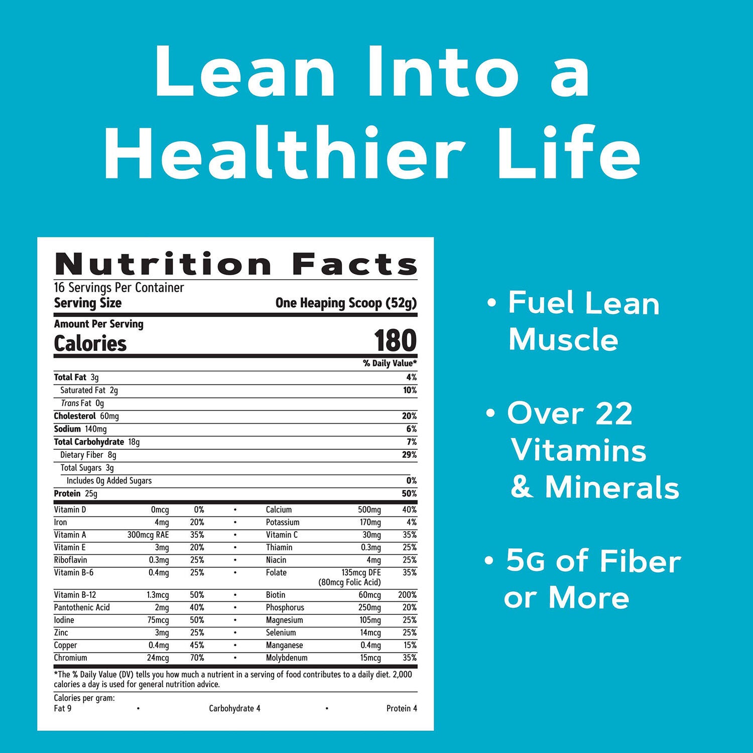 Lean Shake 25&trade; - Mixed Berry (16 Servings)