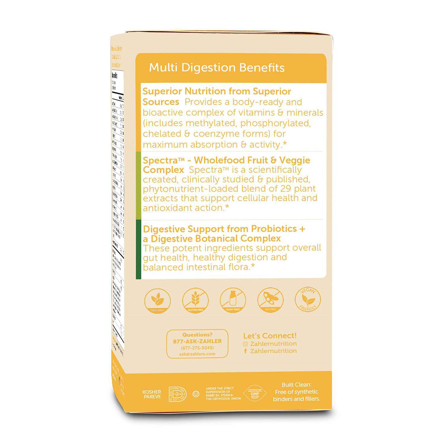 Multi Vitamin Digestion - 60 Capsules (30 Servings)  | GNC