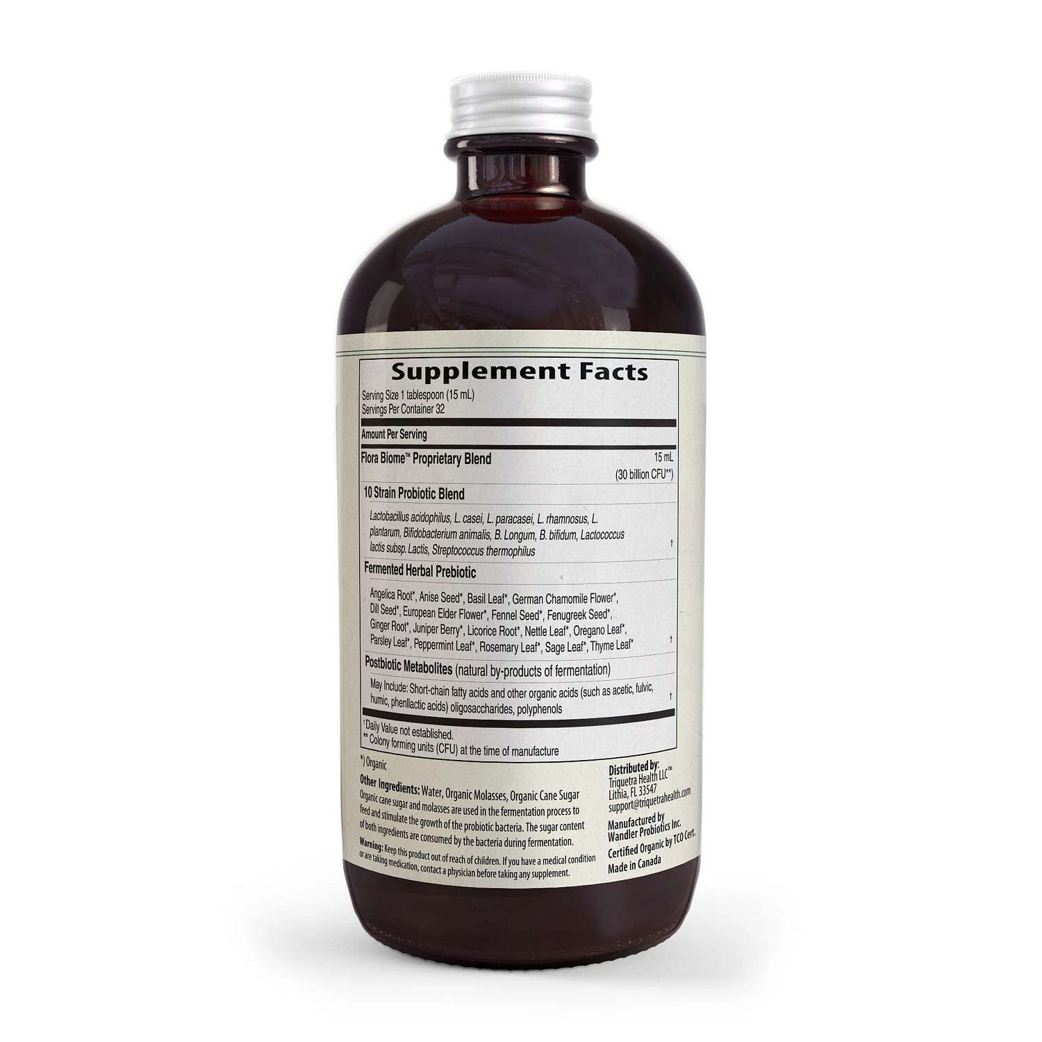 Flora Biome 3-in-1 Live Probiotic - 16 fl oz (32 Servings)  | GNC