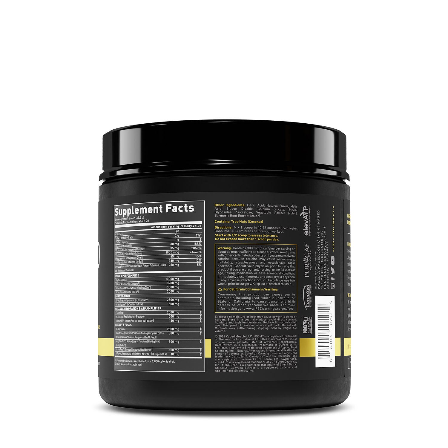Pre-kaged Elite Pre-Workout - Strawberry Lemonade&nbsp;(20 Servings)  | GNC