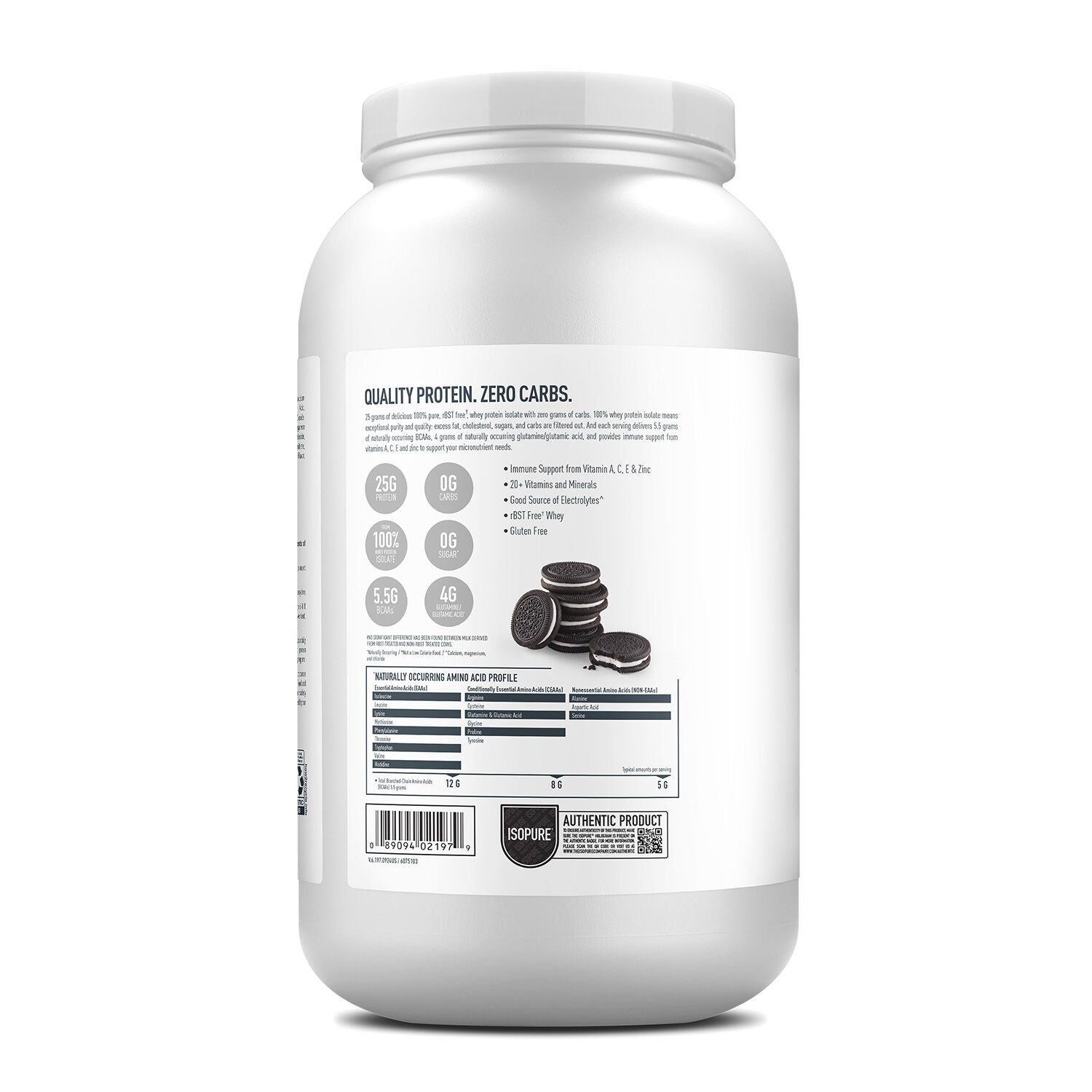 Isopure® Protein Powder - Cookies and Cream (44 Servings) | GNC