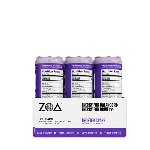 Zero Sugar Energy Drink - Frosted Grape - 12 Cans Frosted Grape | GNC
