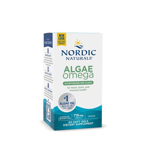 Algae Omega - 60 Softgels &#40;30 Servings&#41;  | GNC