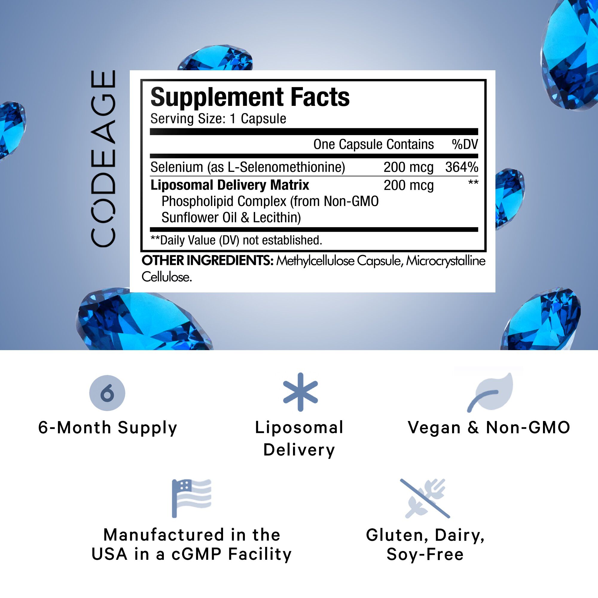 Liposomal Selenium - 180 Capsules (180 Servings)