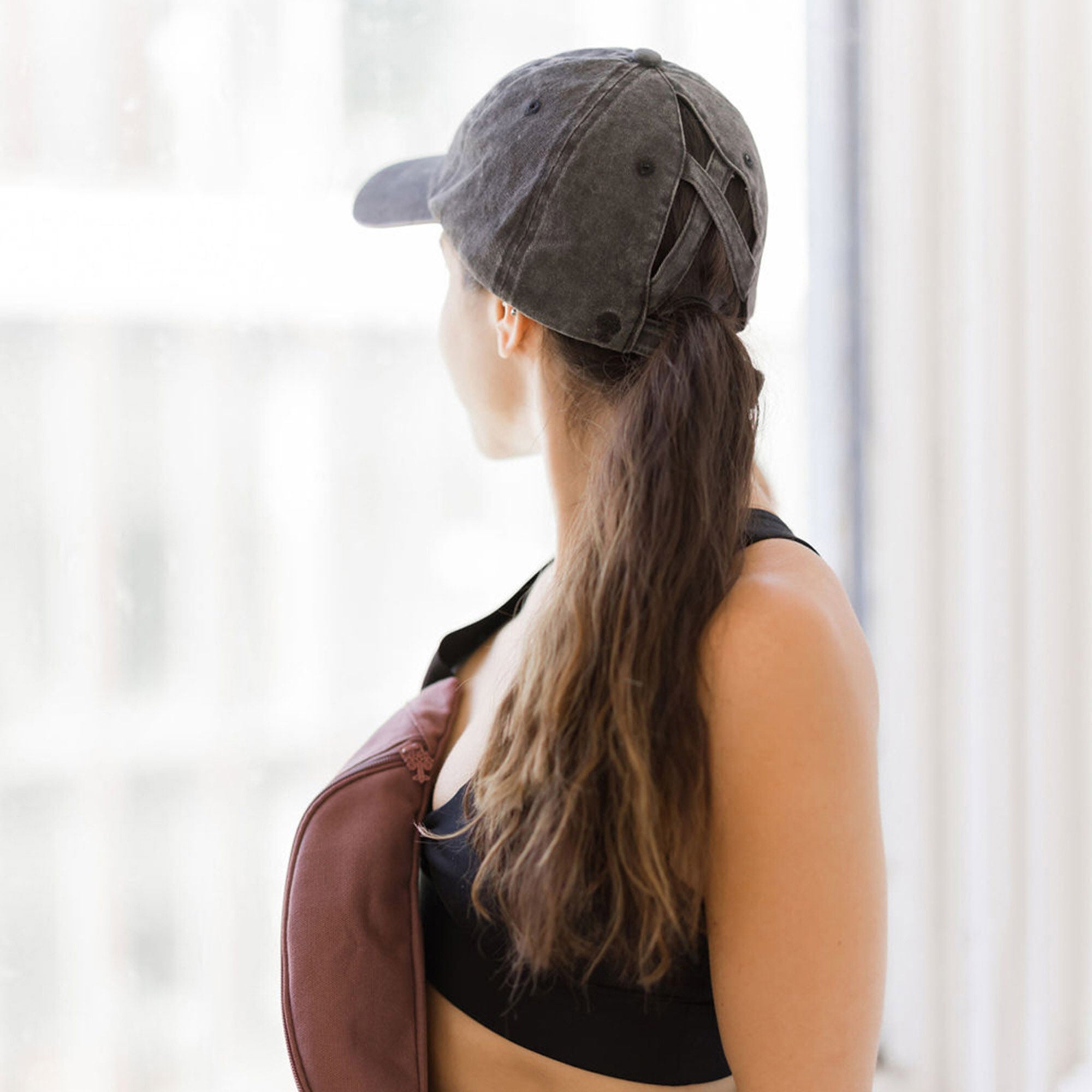 Ponytail Hat - Washed