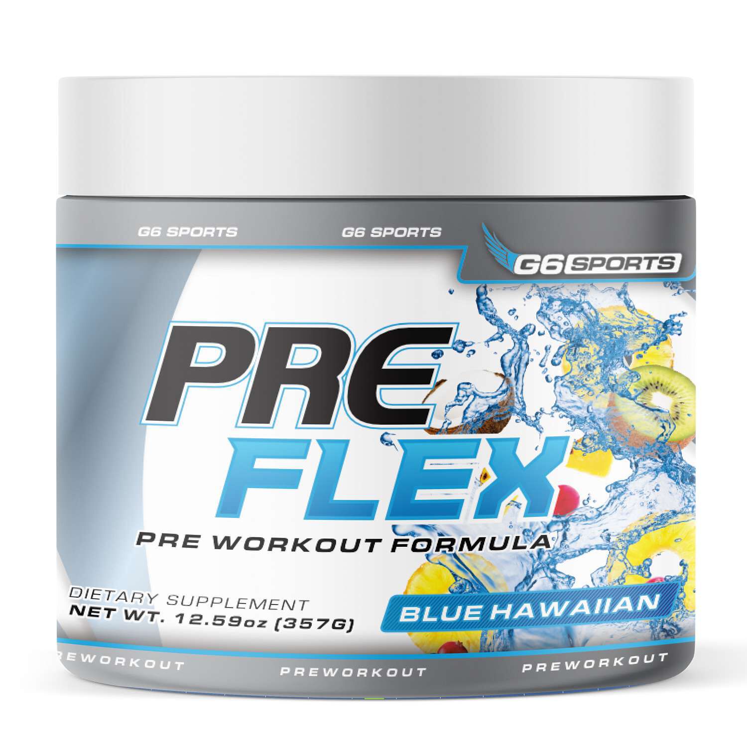 Pre Flex Pre Workout Formula - Blue Hawaiian (30 Servings)  | GNC