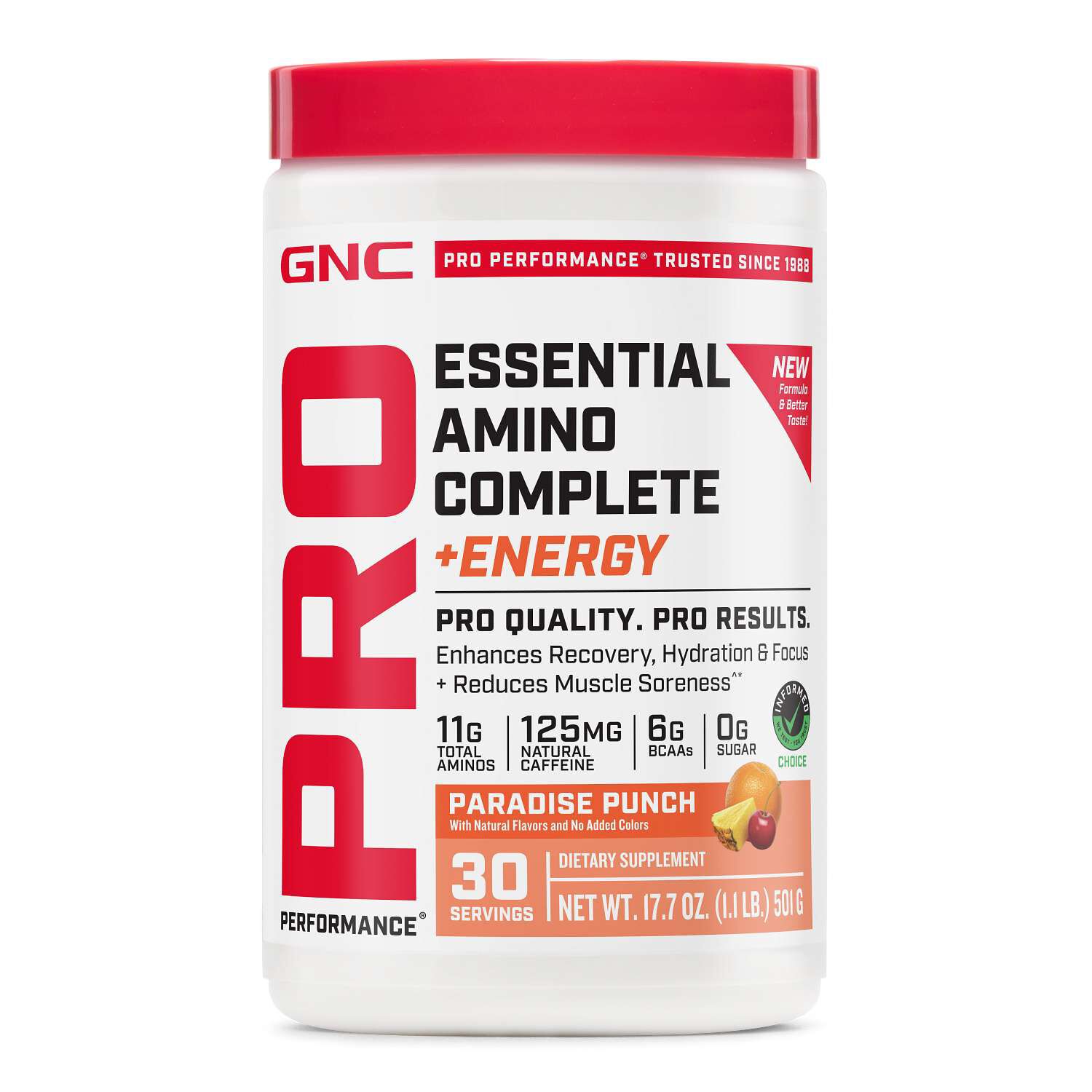 Essential Amino Complete Plus Energy - Paradise Punch (30 Servings) Paradise Punch | GNC