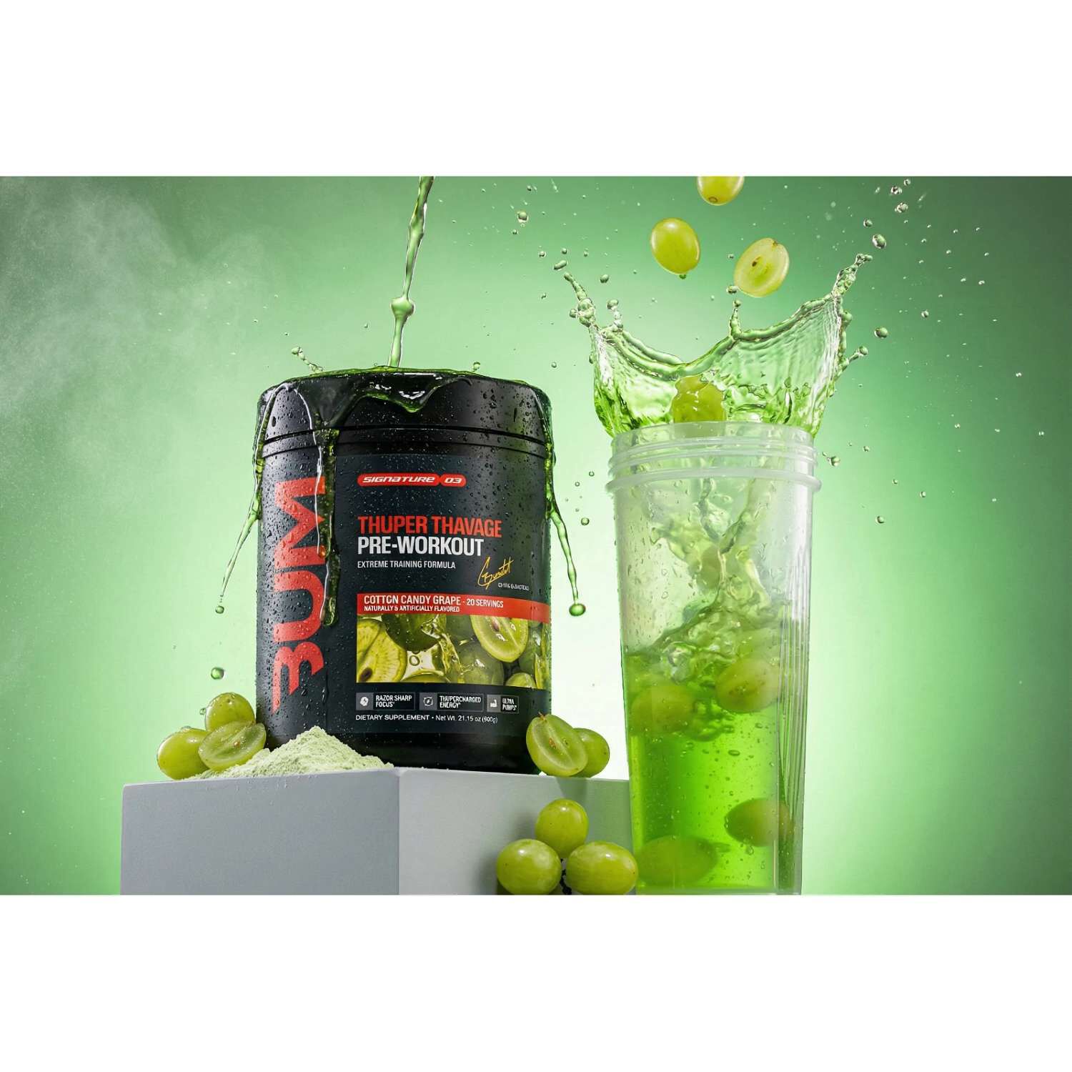 Thuper Thavage Pre-Workout - Cotton Candy Grape (20 Servings)