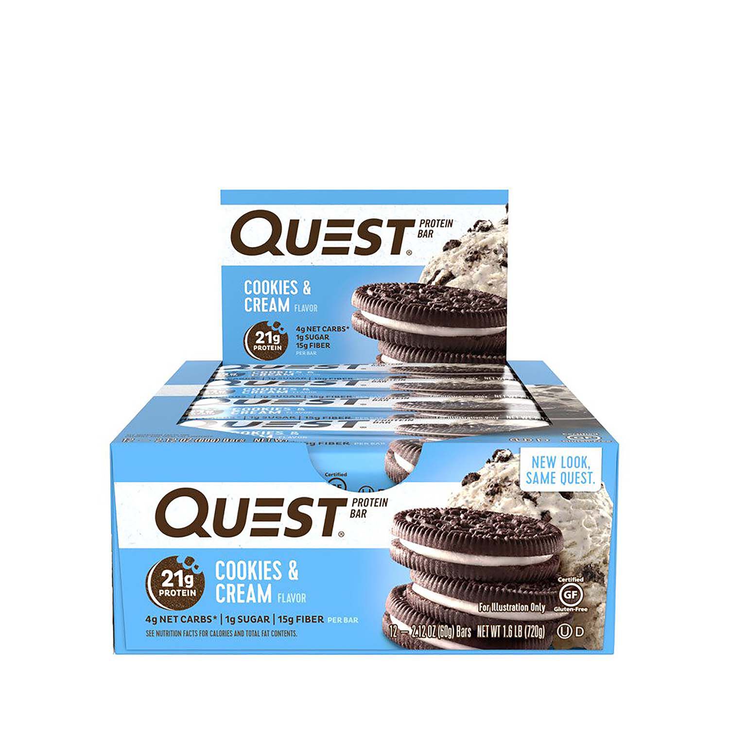 Quest Quest Bar Cookies And Cream Gnc